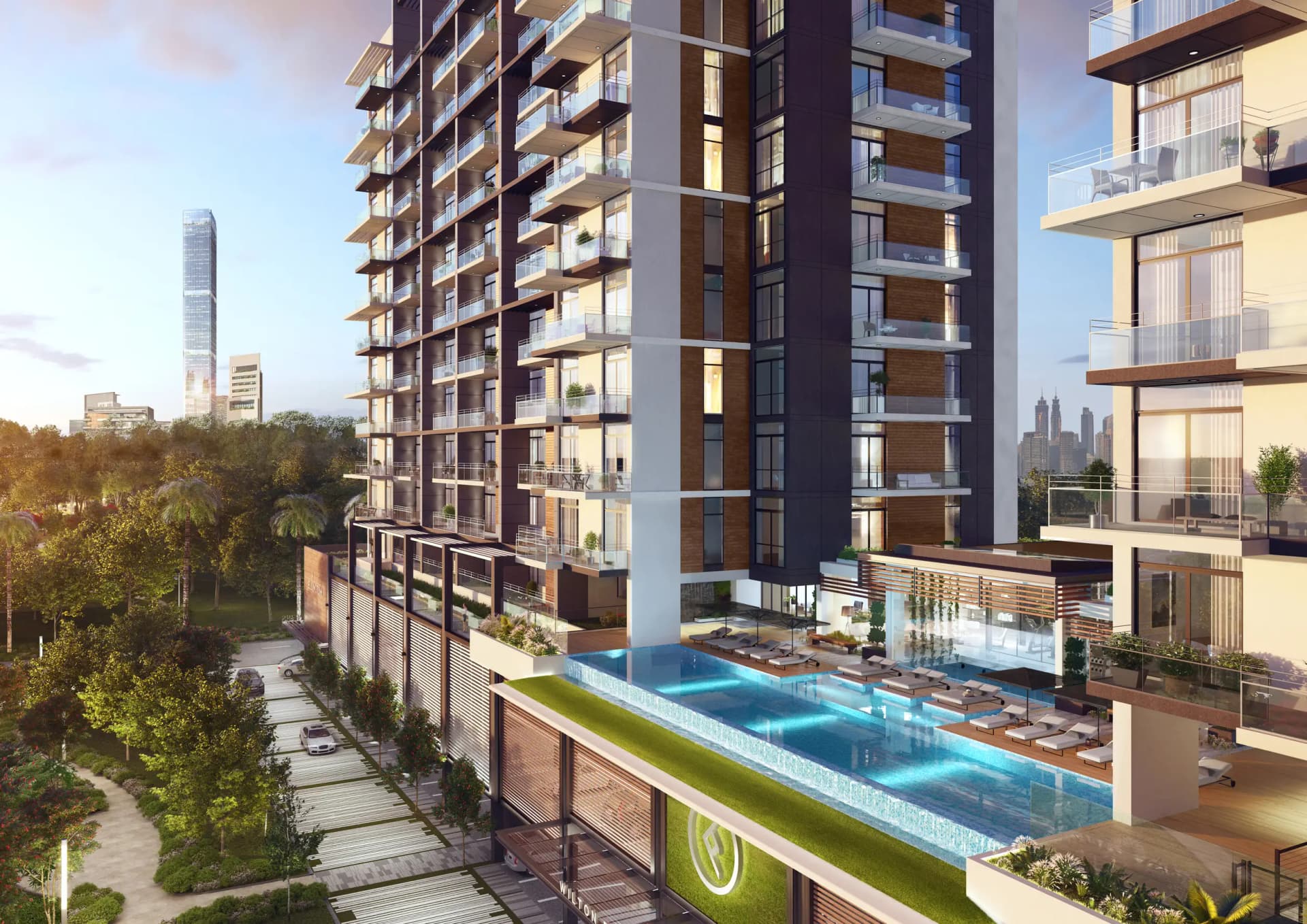 Wilton Park Residences - Exterior Facade | Ellington Properties