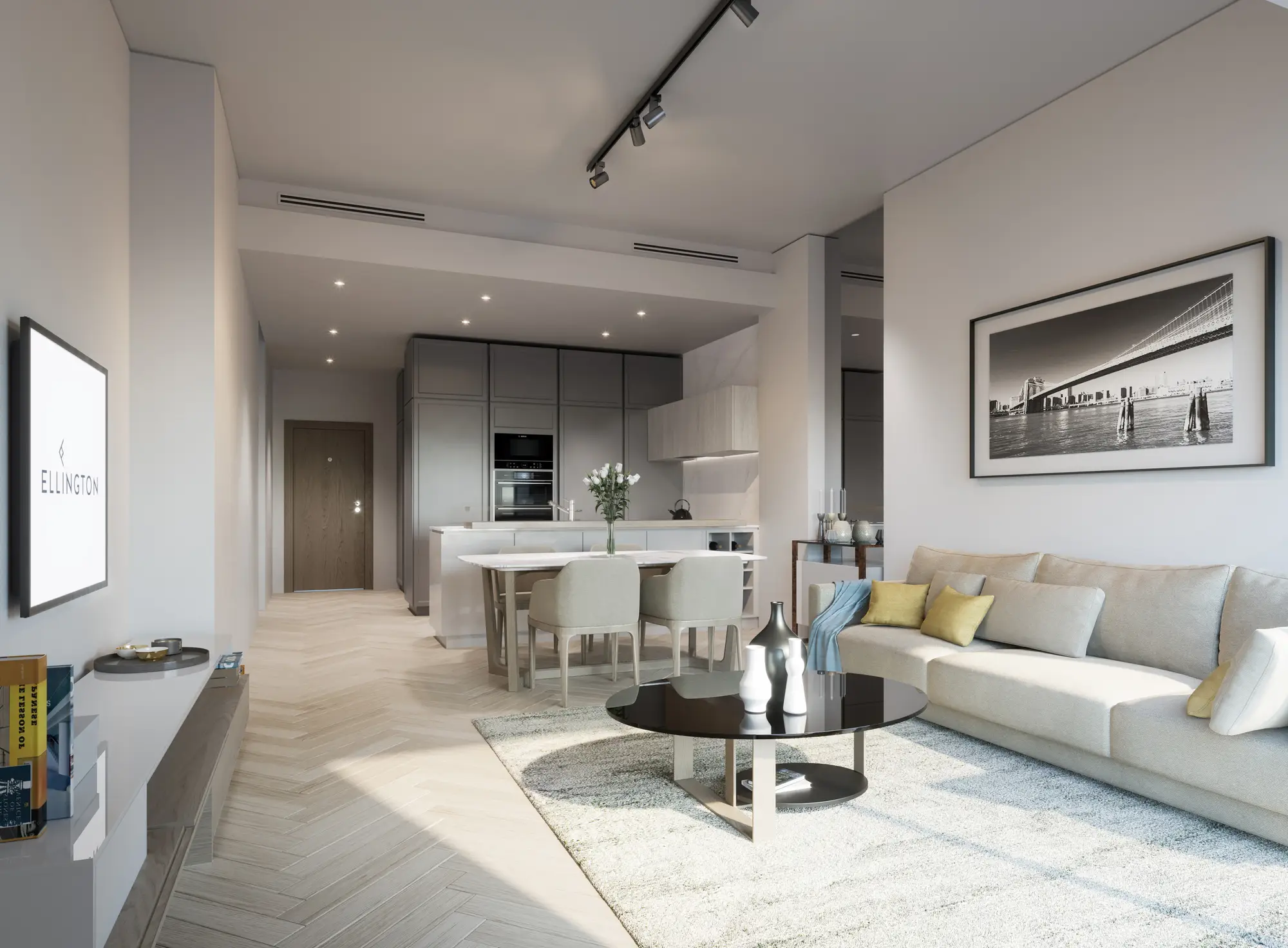 Wilton Park Residences - Living Room Interior | Ellington Properties