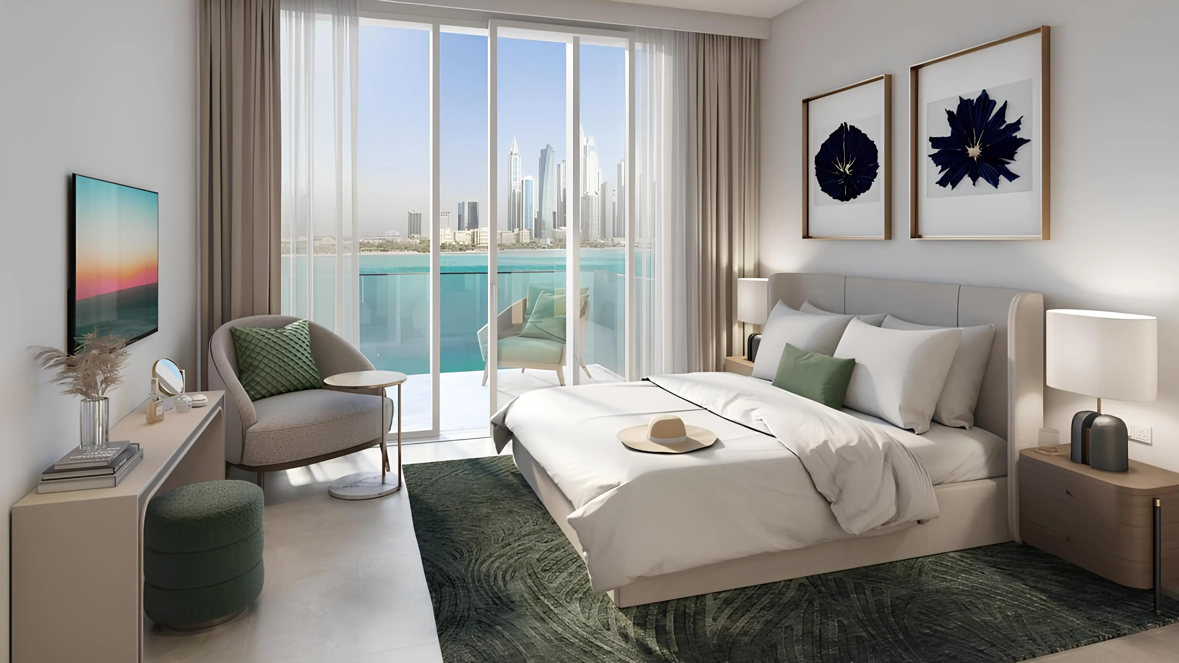 Beachgate By Address - Bedroom Interior | Emaar Properties