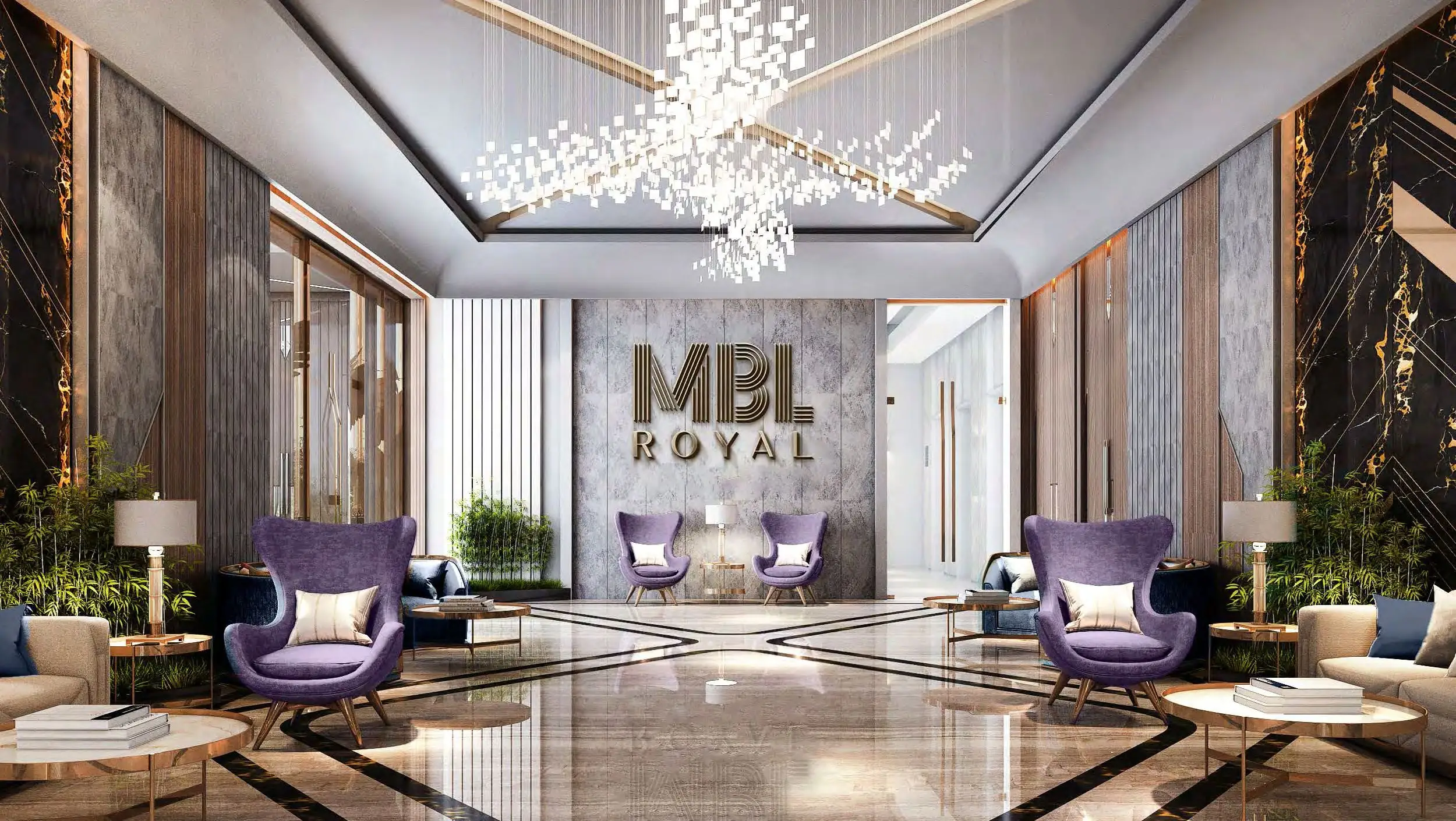 MBL Royal - Lobby Interior | MAG Property Development