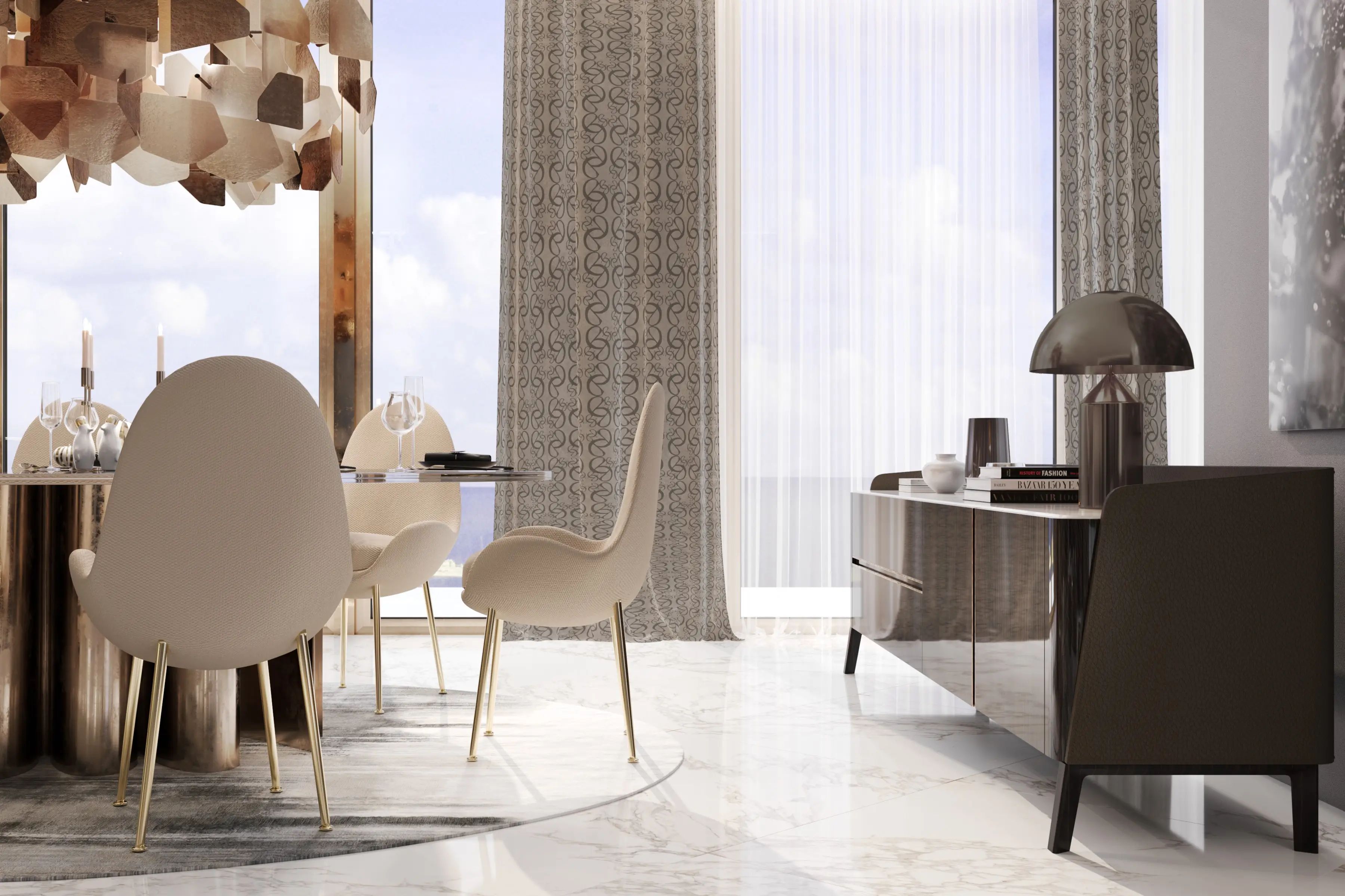 Grand Bleu Tower - Kitchen Interior | Emaar Properties