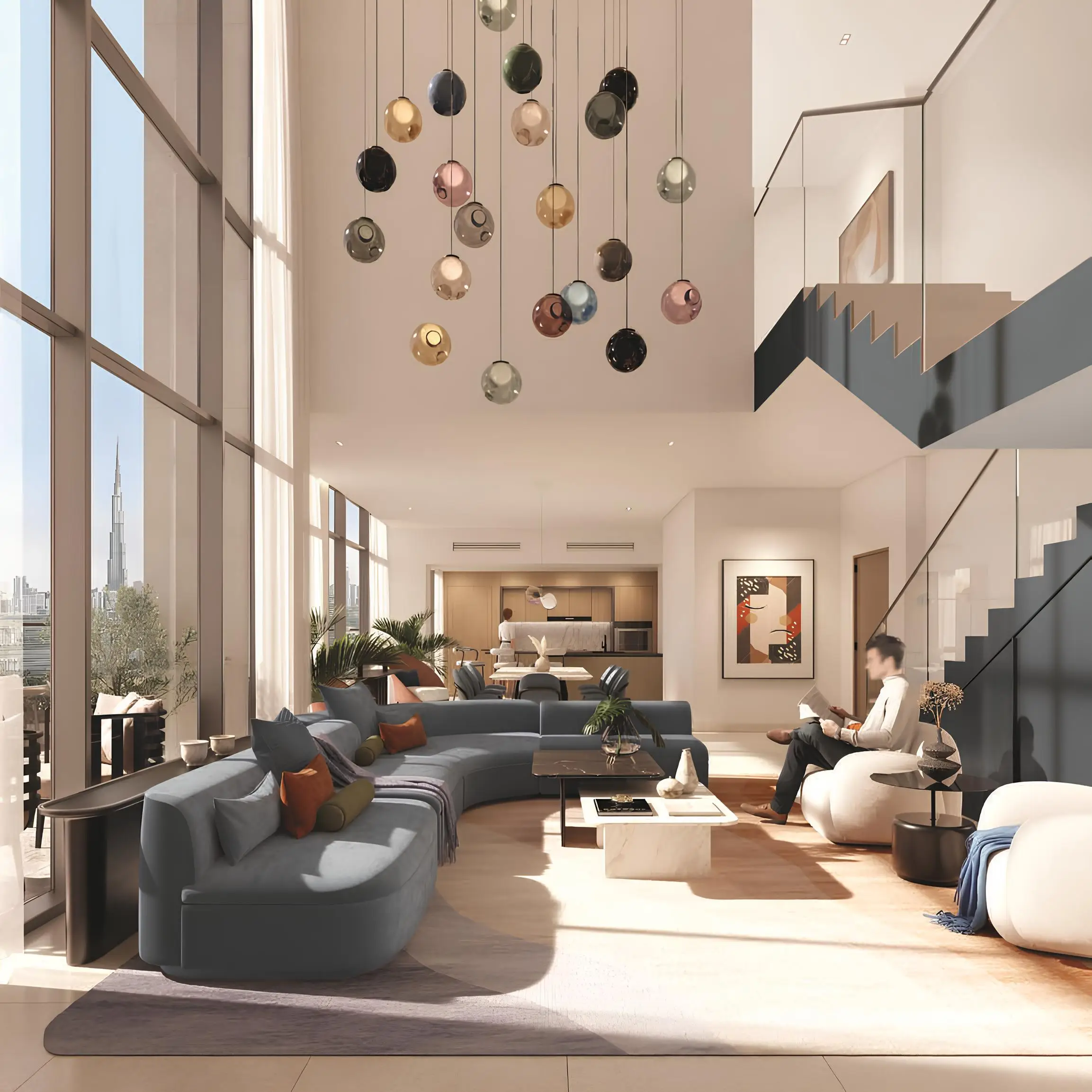 Design Quarter at d3 - Living Room Interior | Meraas Developer