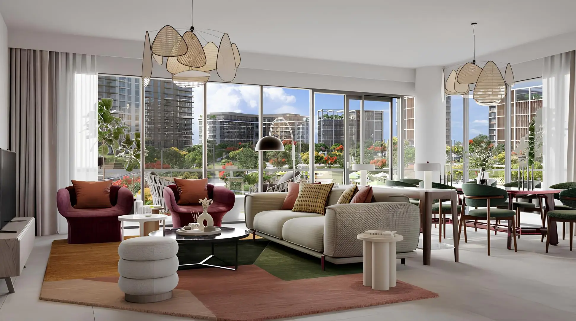 Erin - Living Room Interior | Meraas Developer