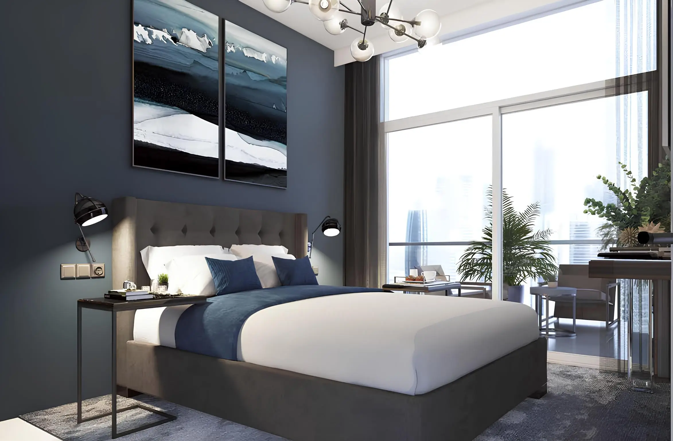 Zada Tower - Bedroom Interior | DAMAC Properties