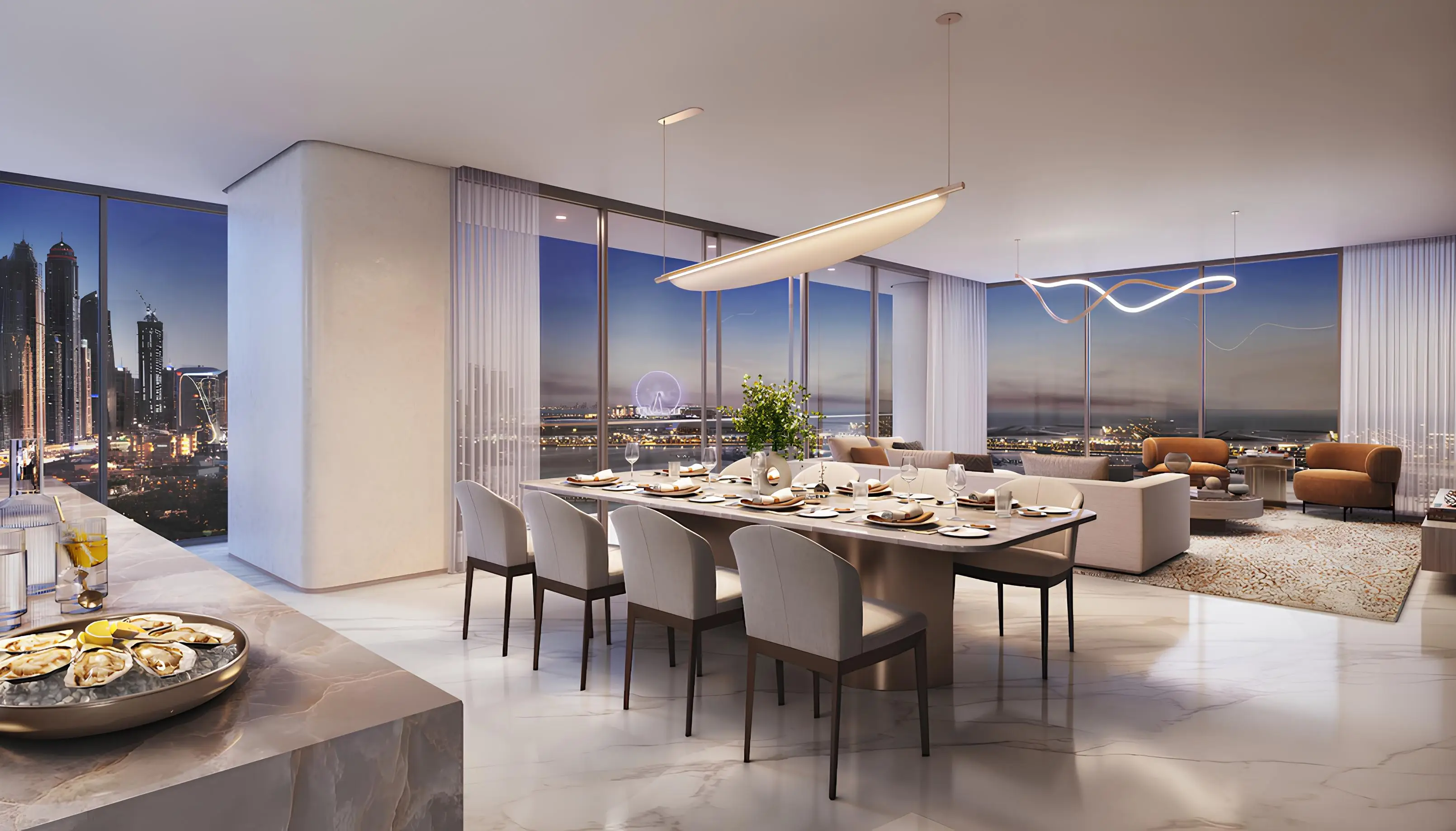 Palm Beach Tower 2 - Kitchen Interior | Nakheel Properties