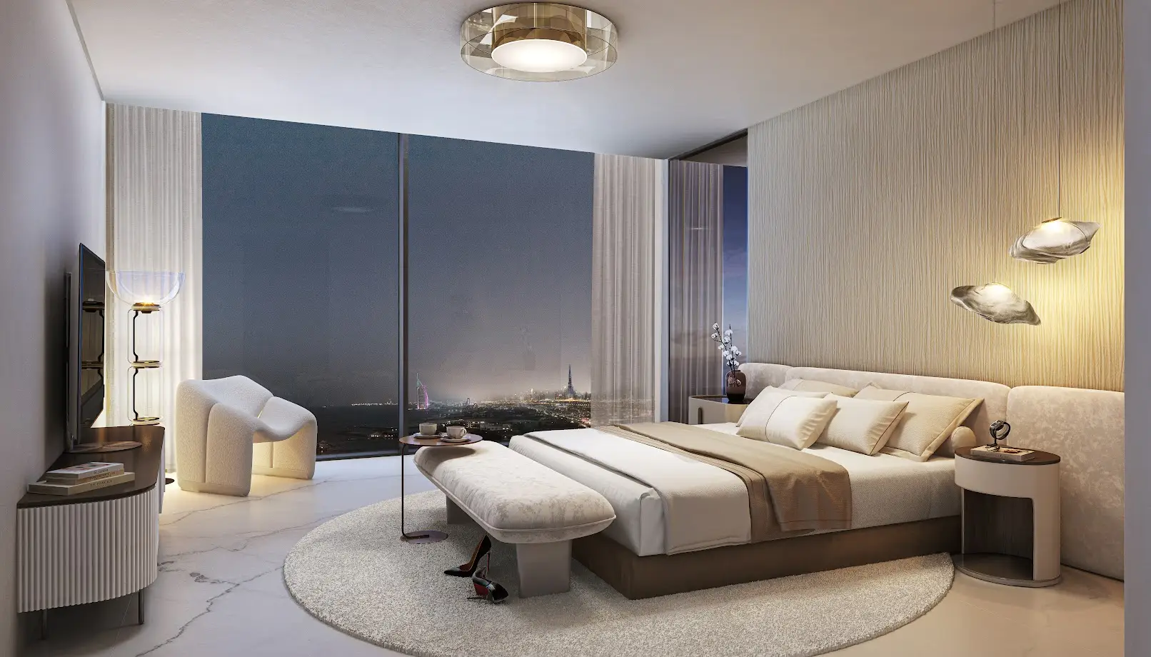 Palm Beach Tower 2 - Bedroom Interior | Nakheel Properties