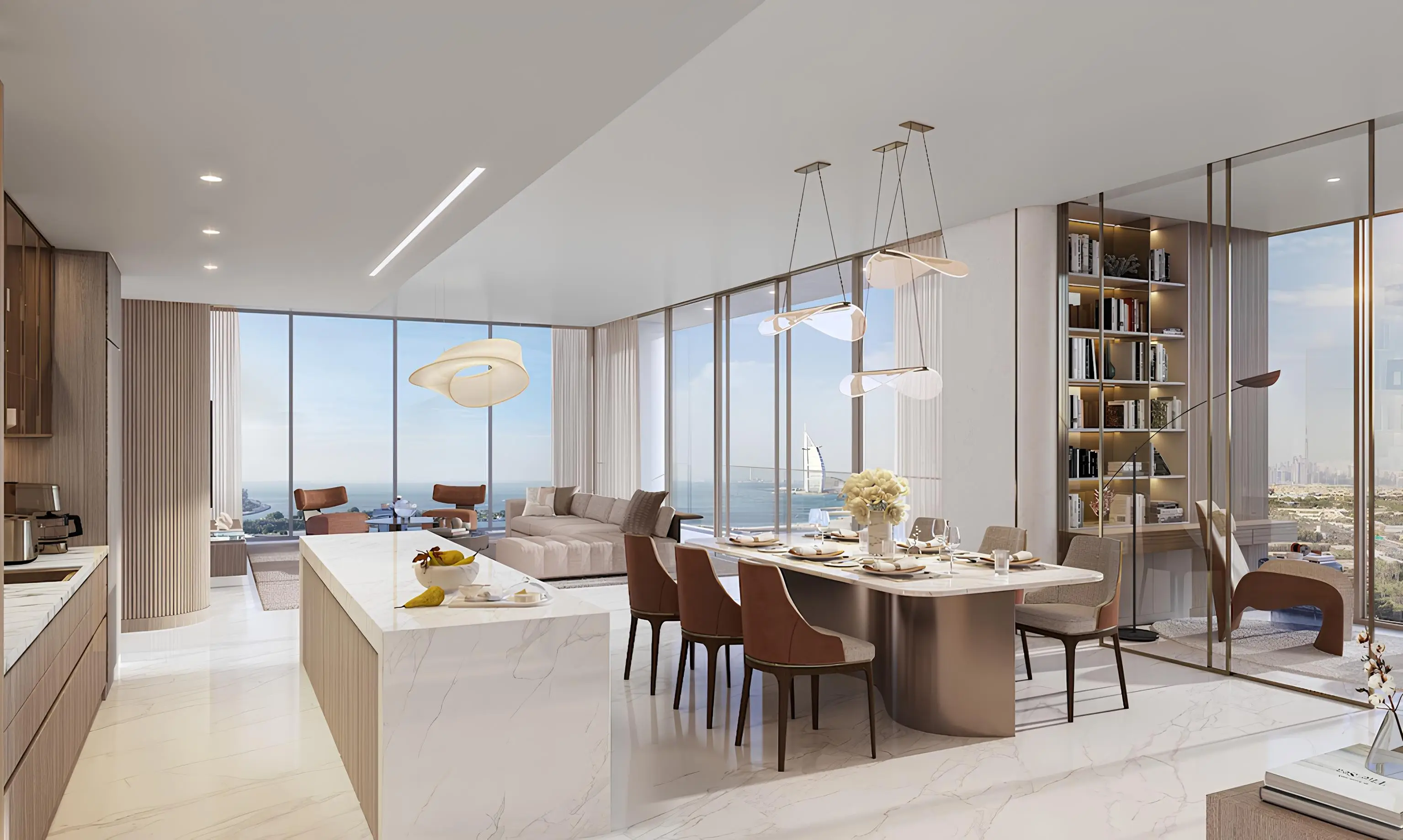 Palm Beach Tower 2 - Kitchen Interior | Nakheel Properties