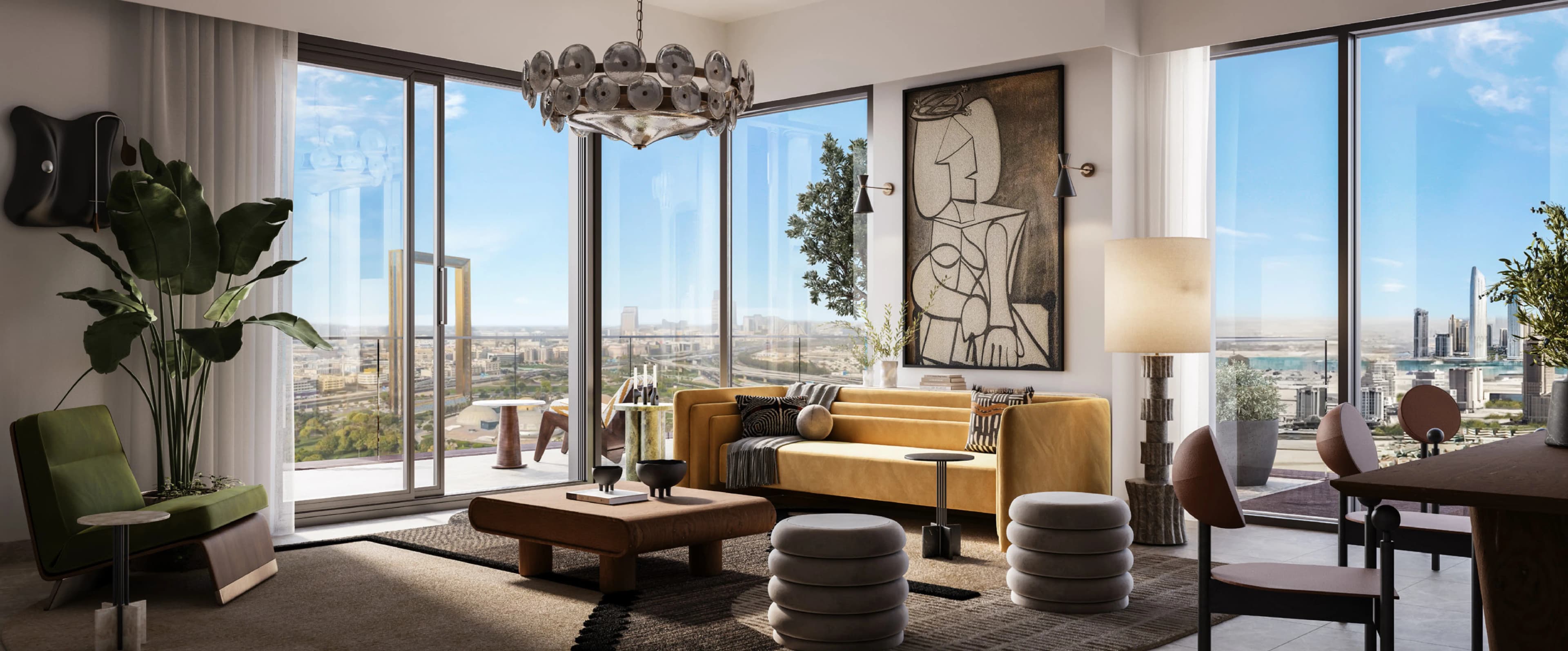 Address Residences Zabeel - Living Room Interior | Emaar Properties