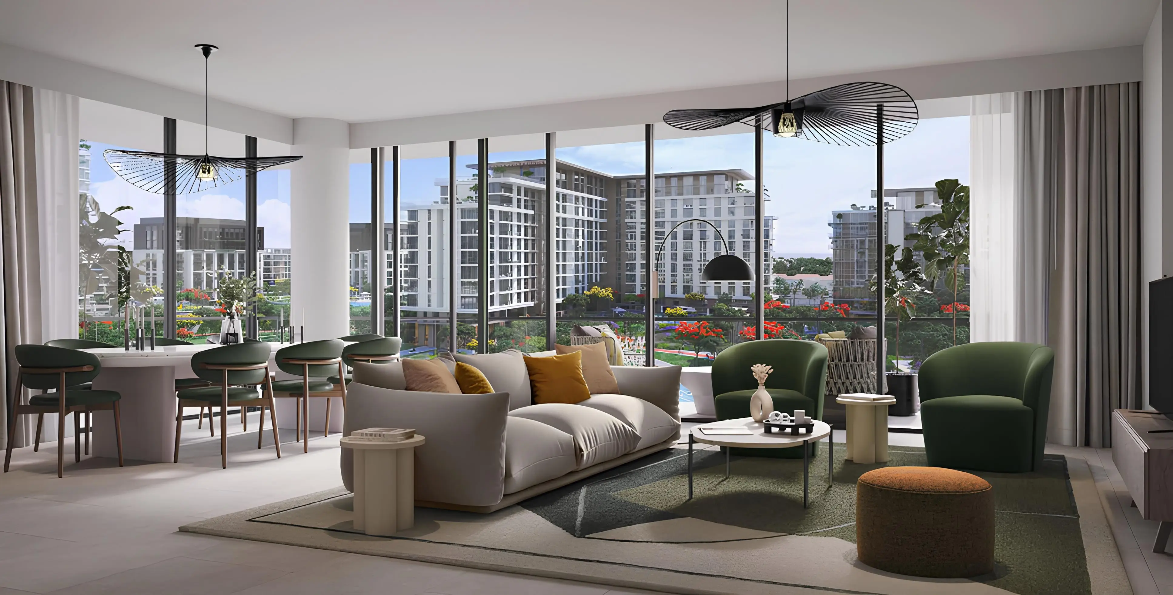 Laurel - Living Room Interior | Meraas Developer