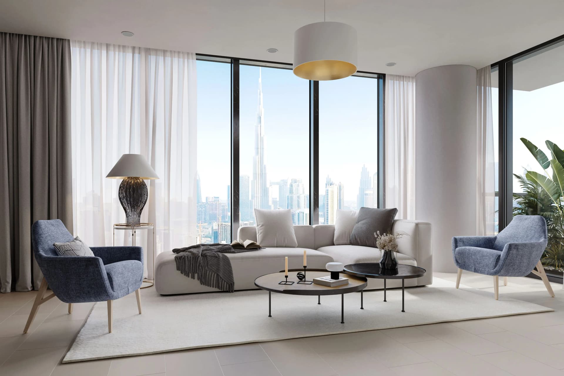 Creek Vistas Heights - Living Room Interior | Sobha Realty