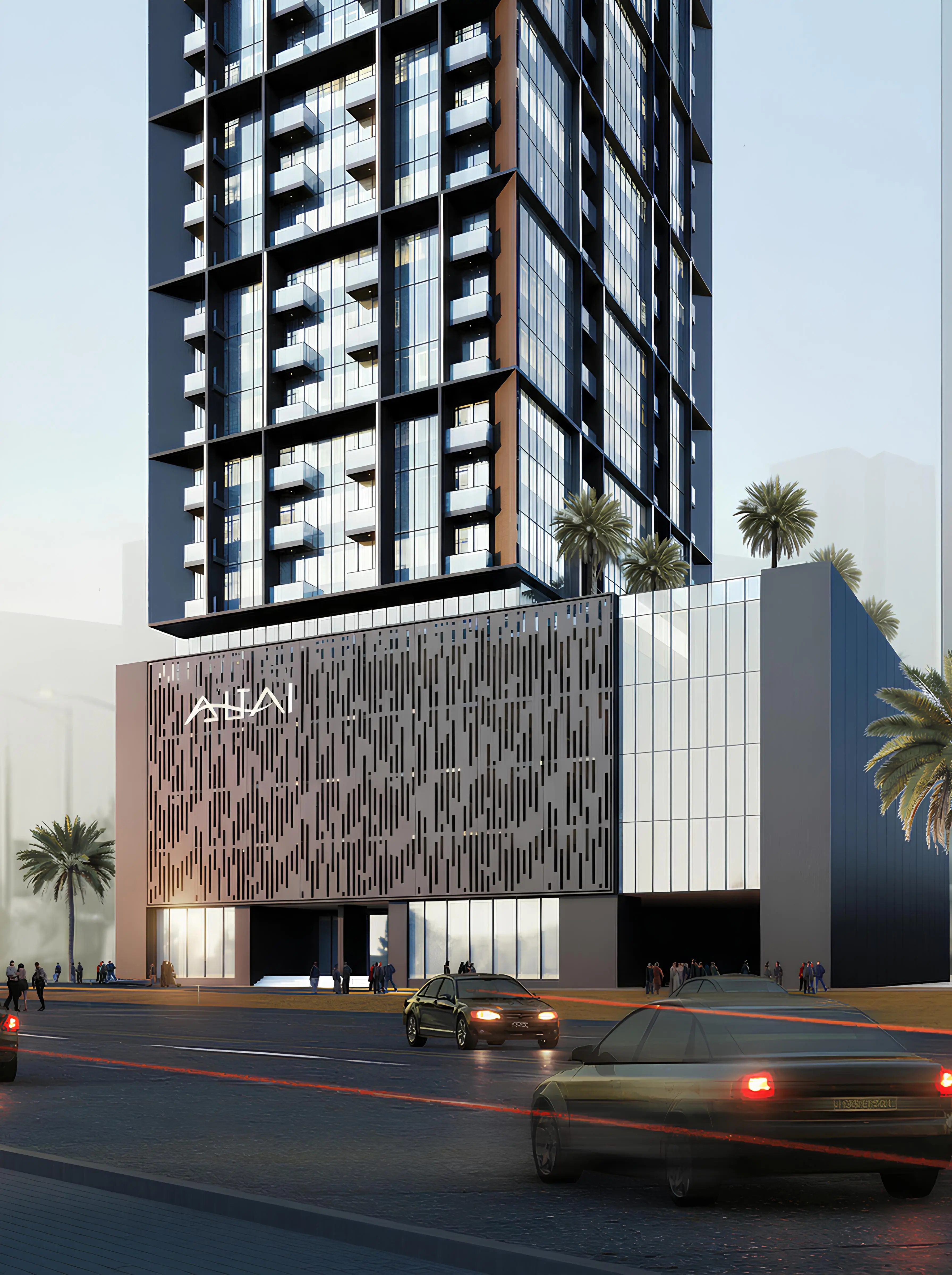 Altai Tower - Exterior Facade | Tiger Group