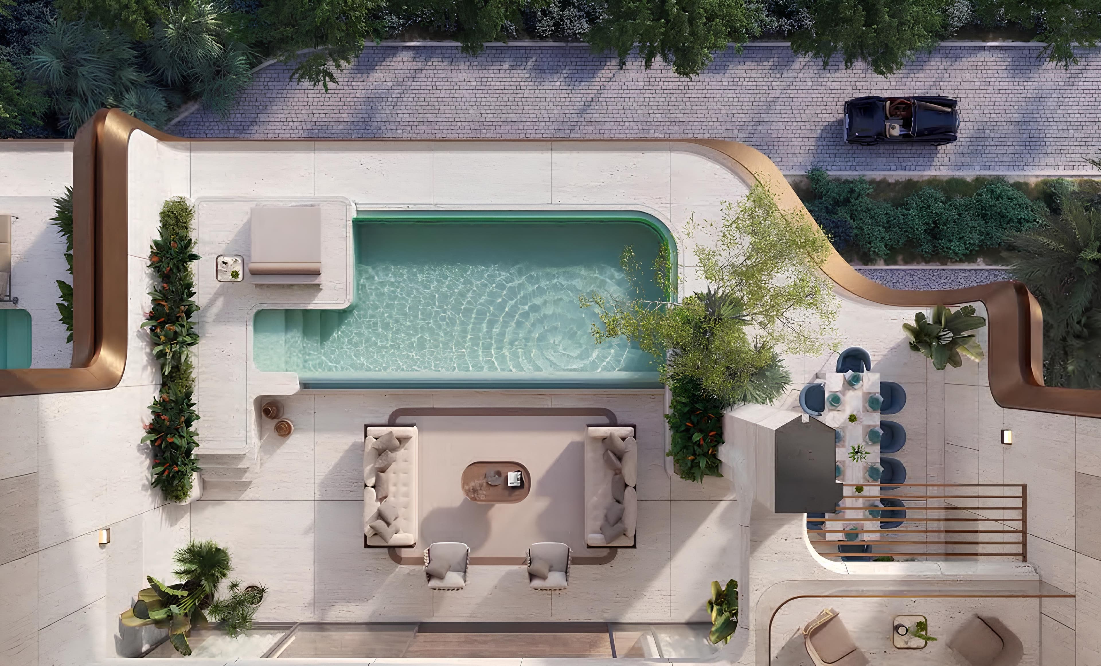Alba Dorchester Collection - Balcony View | Omniyat Properties