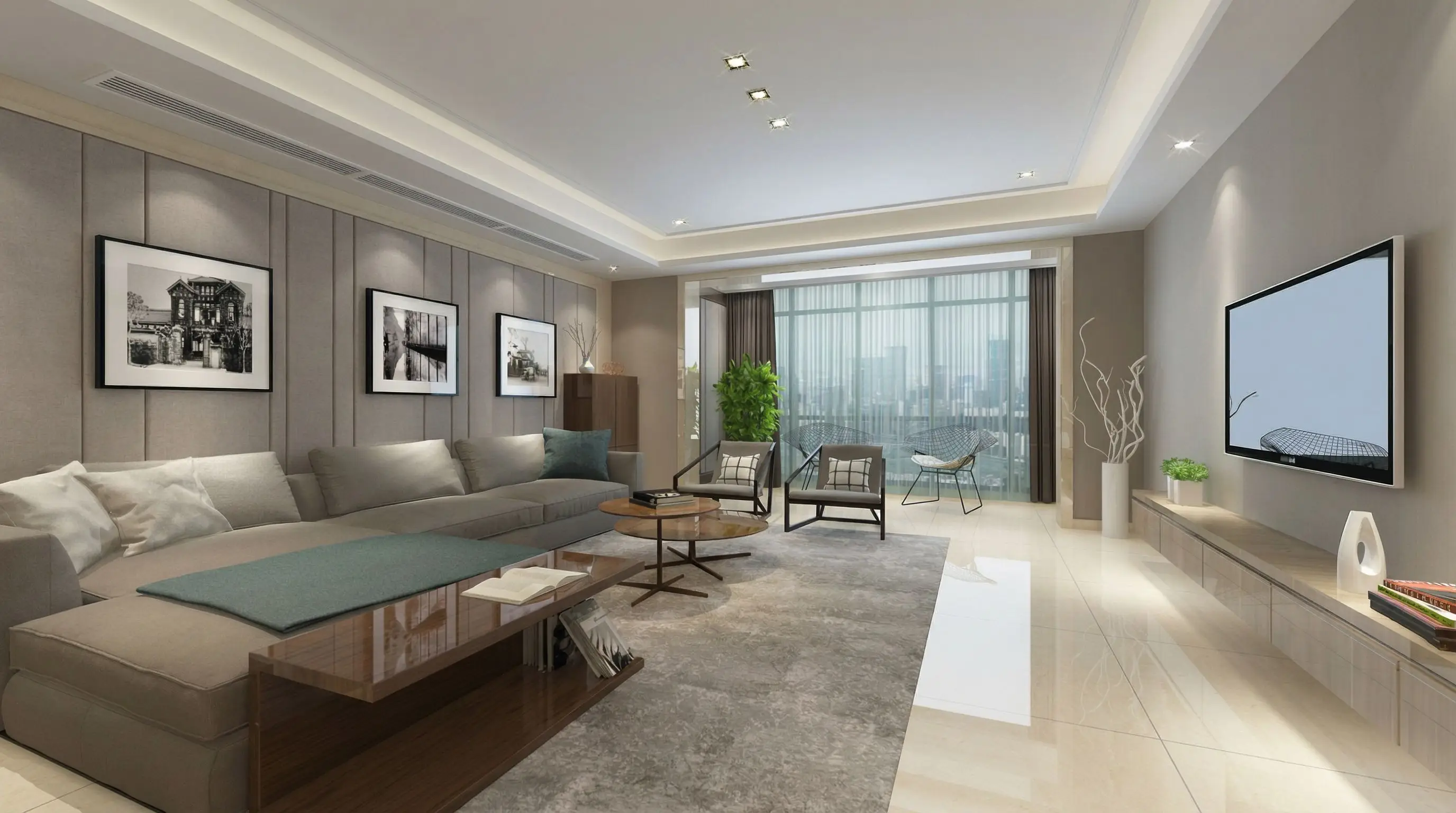 Nobles Tower - Living Room Interior | Tiger Group