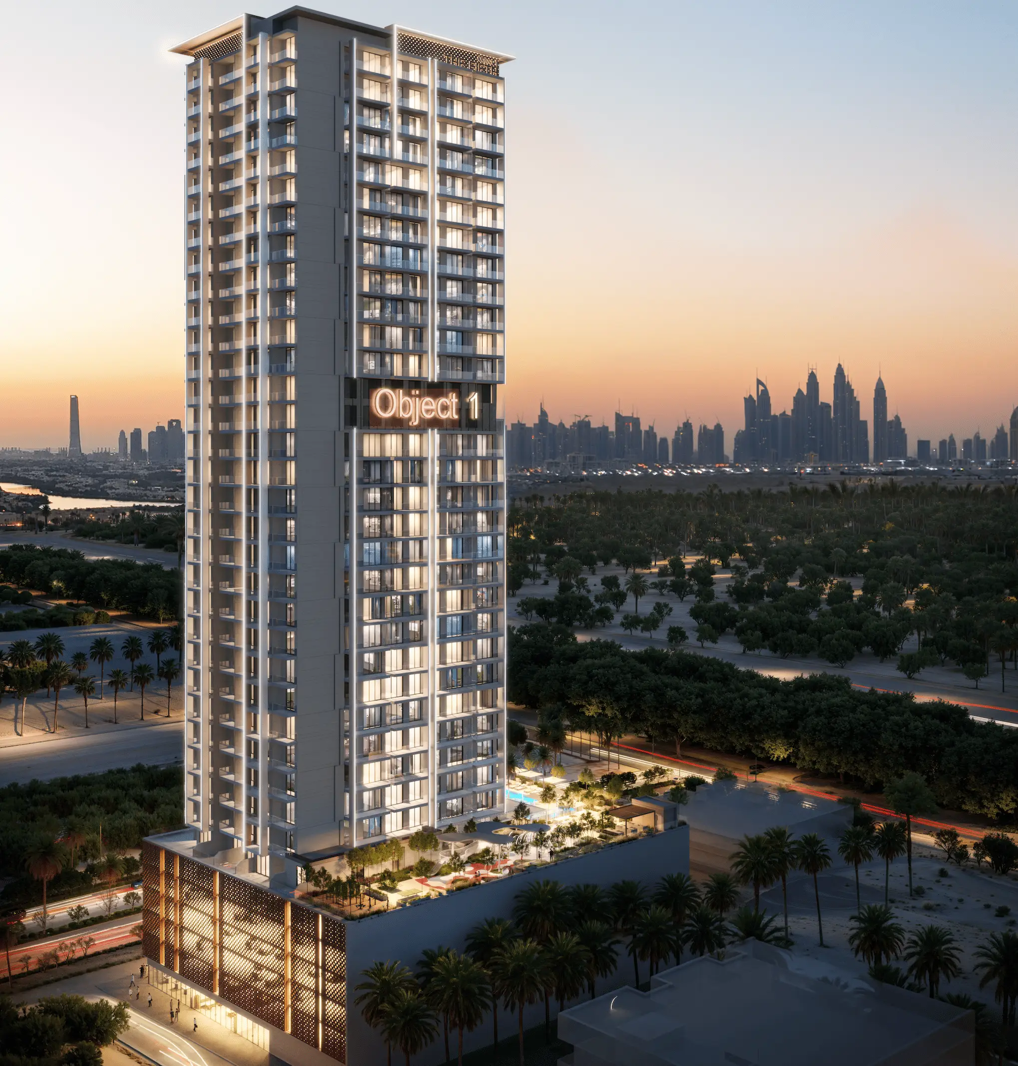 The F1FTH Tower - Exterior Facade | Object One Real Estate Development