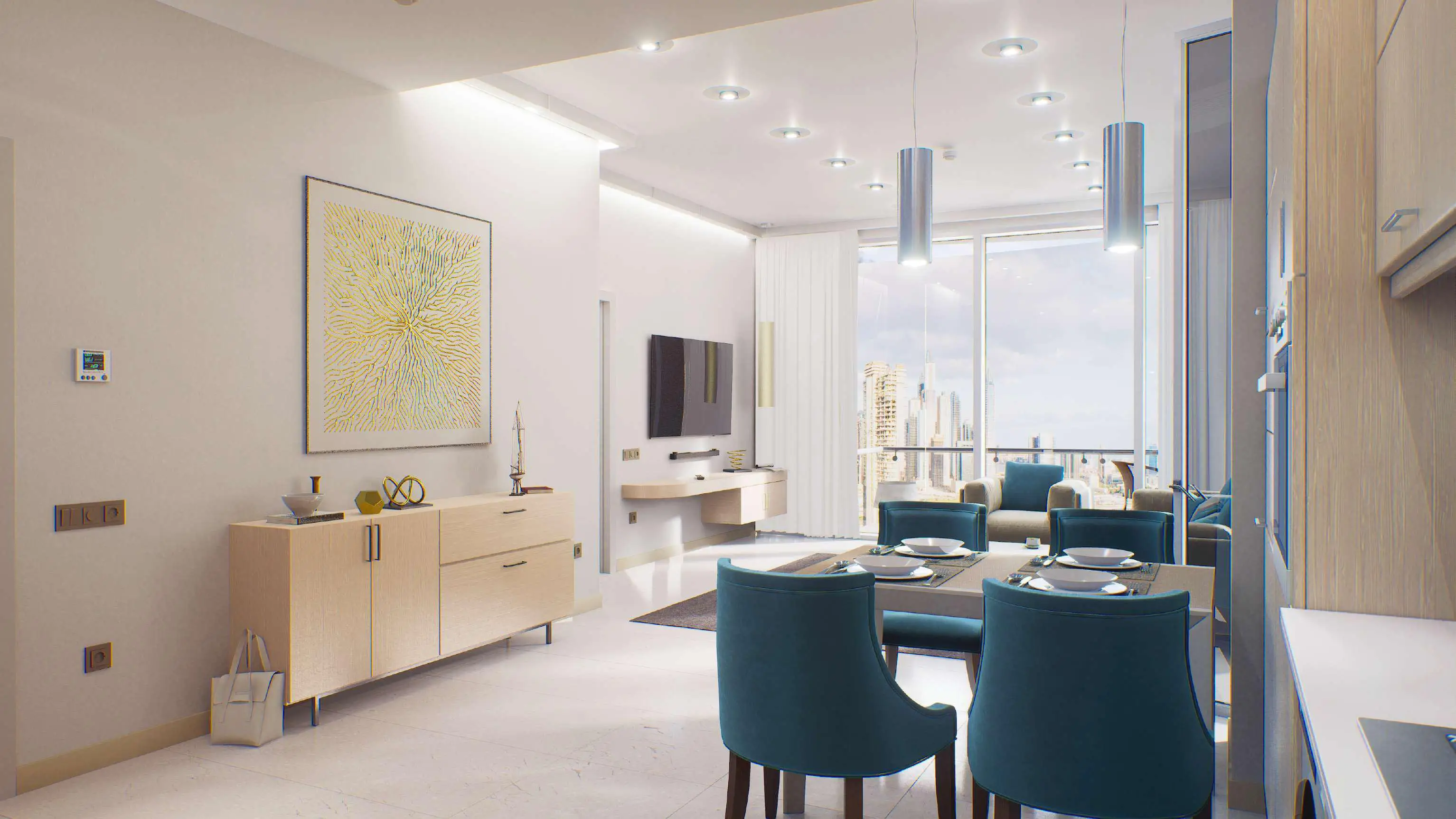 Golf Views Seven City - Kitchen Interior | Seven Tides International