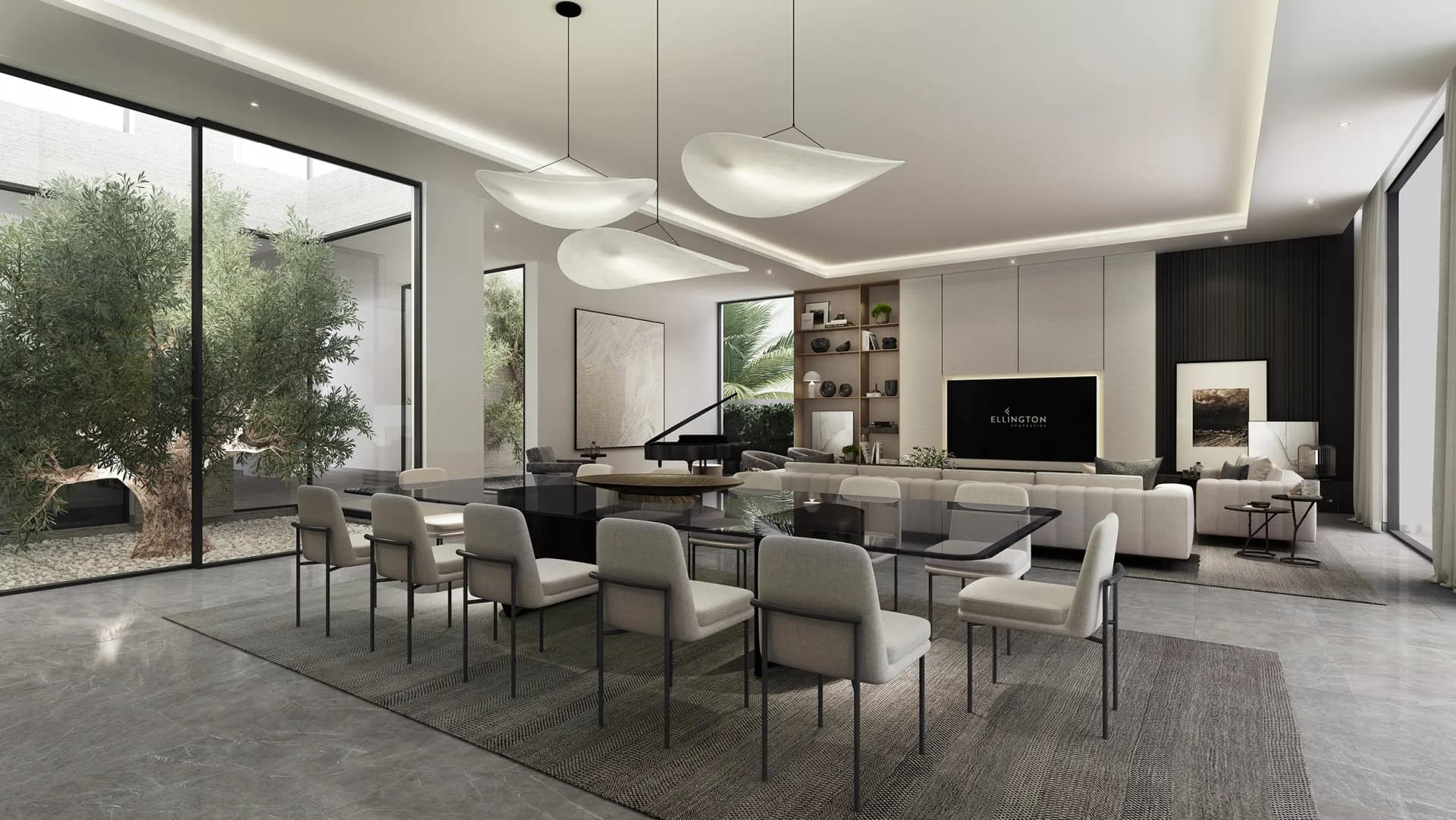 The Sanctuary - Living Room Interior | Ellington Properties