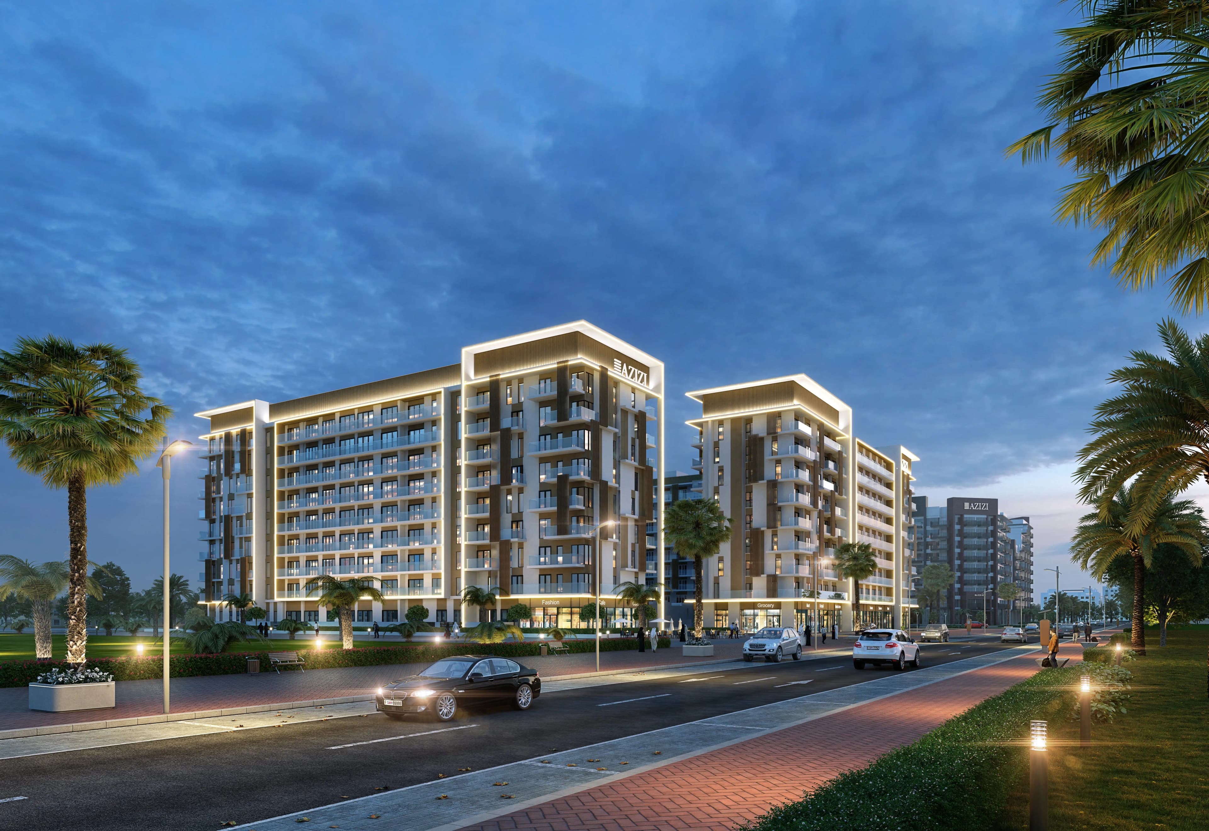 Beach Oasis 2 Тower A - Exterior Facade | Azizi Developments