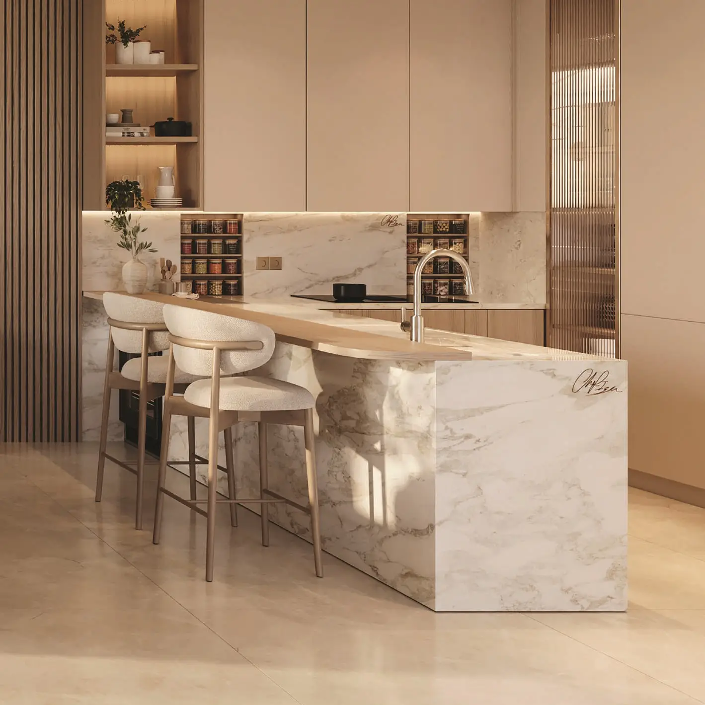 Sama Yas - Kitchen Interior | Aldar Properties