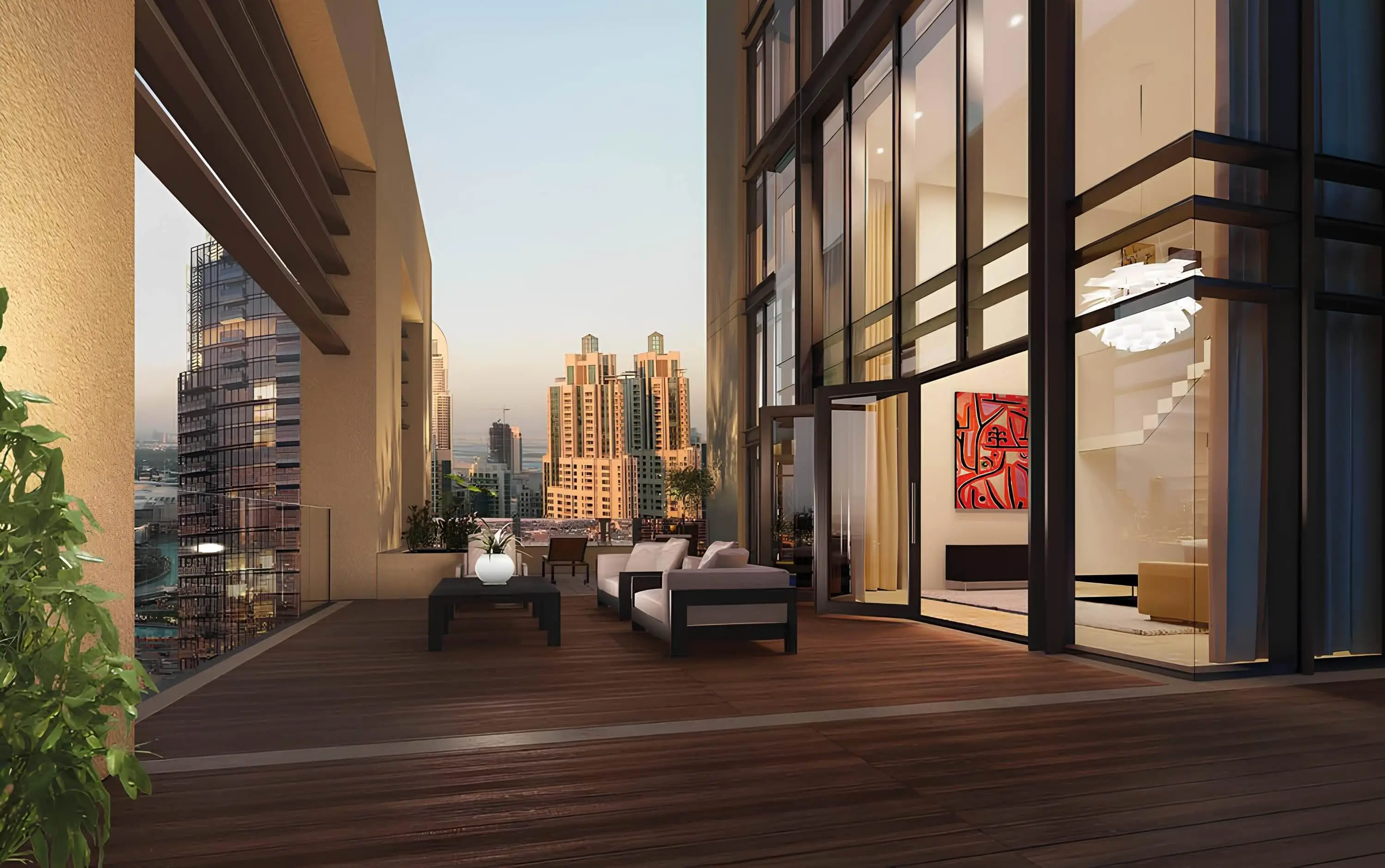 Boulevard Heights - Balcony View | Emaar Properties