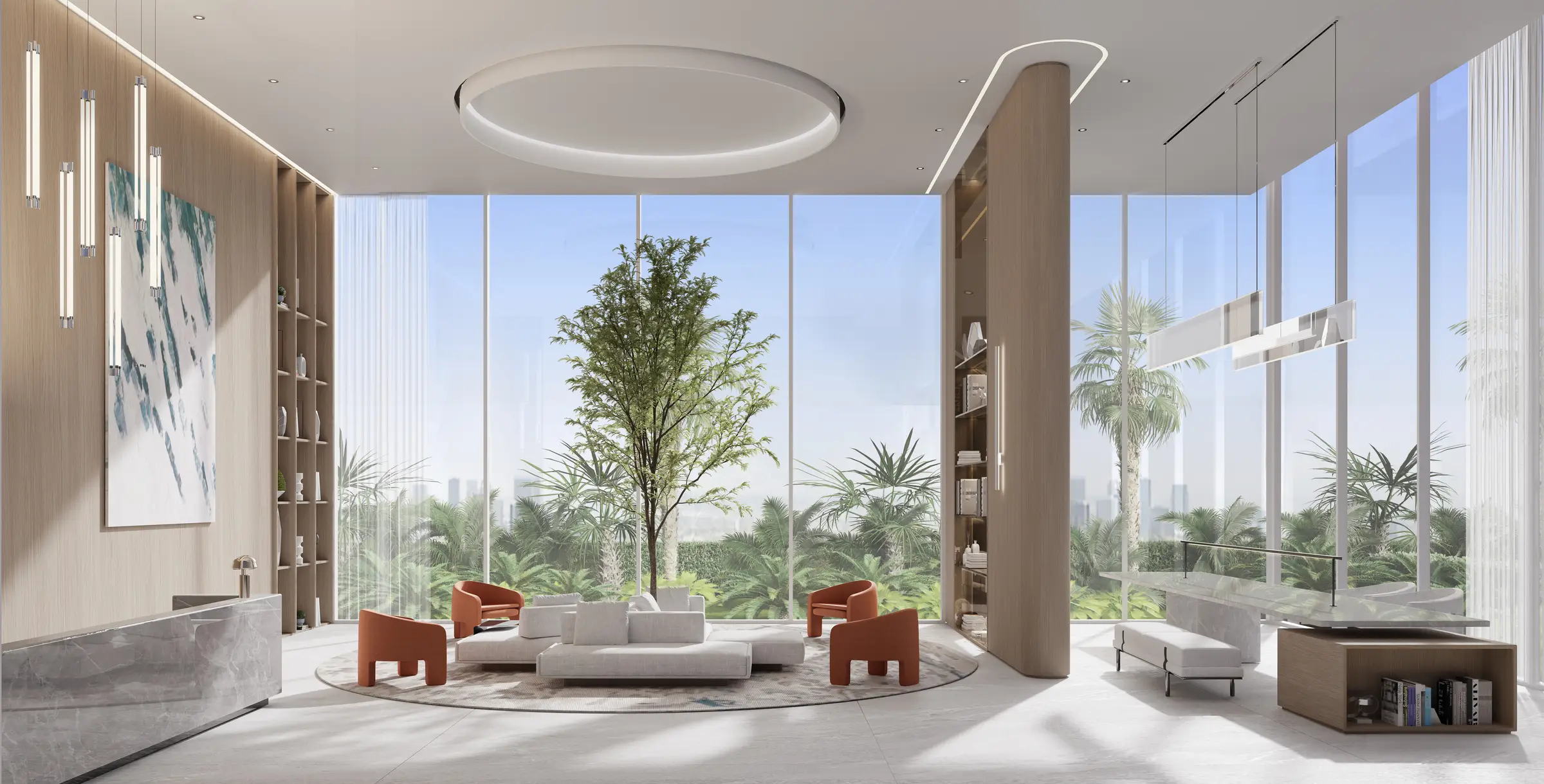 The Quayside - Lobby Interior | Ellington Properties