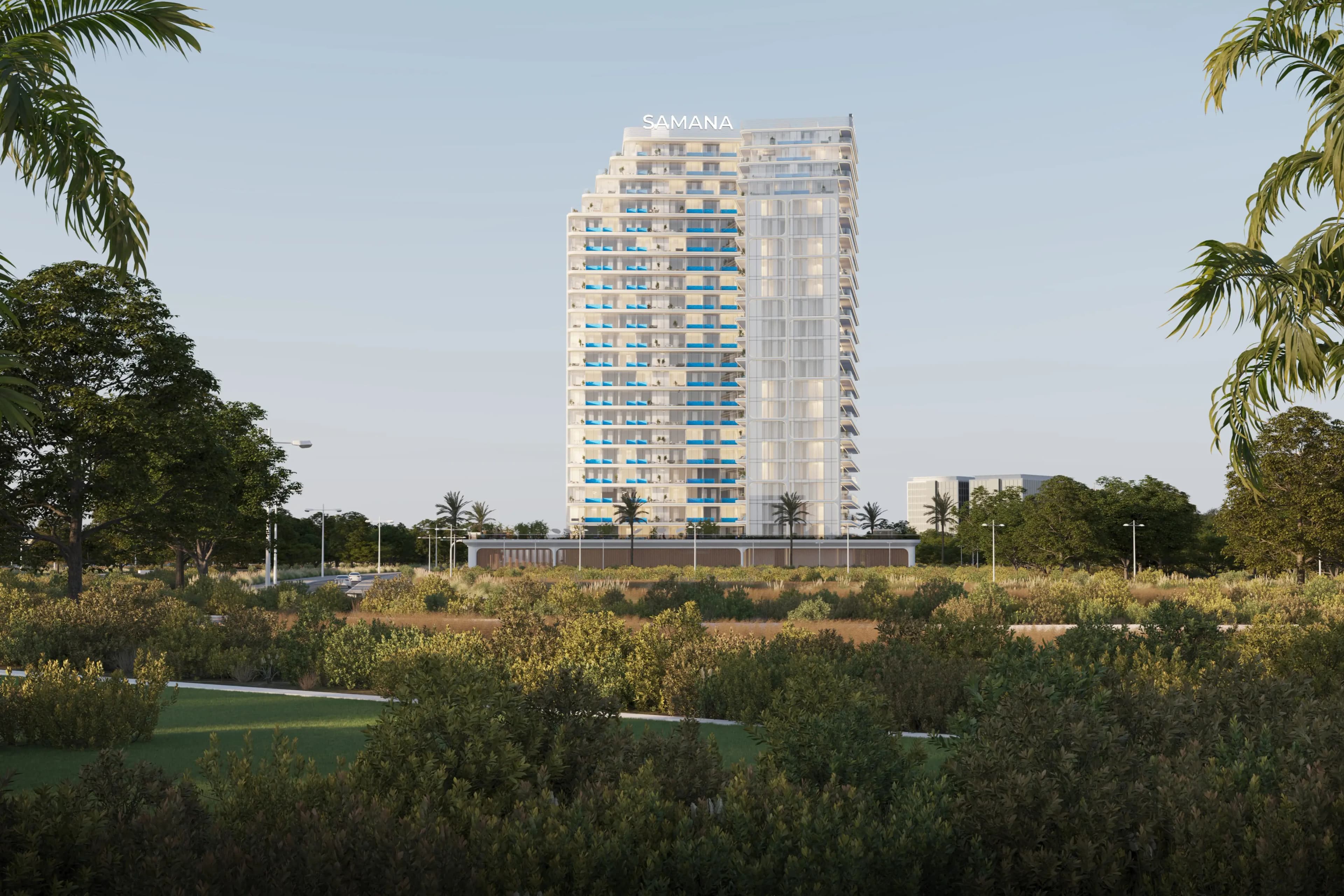 Lake Views 2 - Exterior Facade | Samana Developers