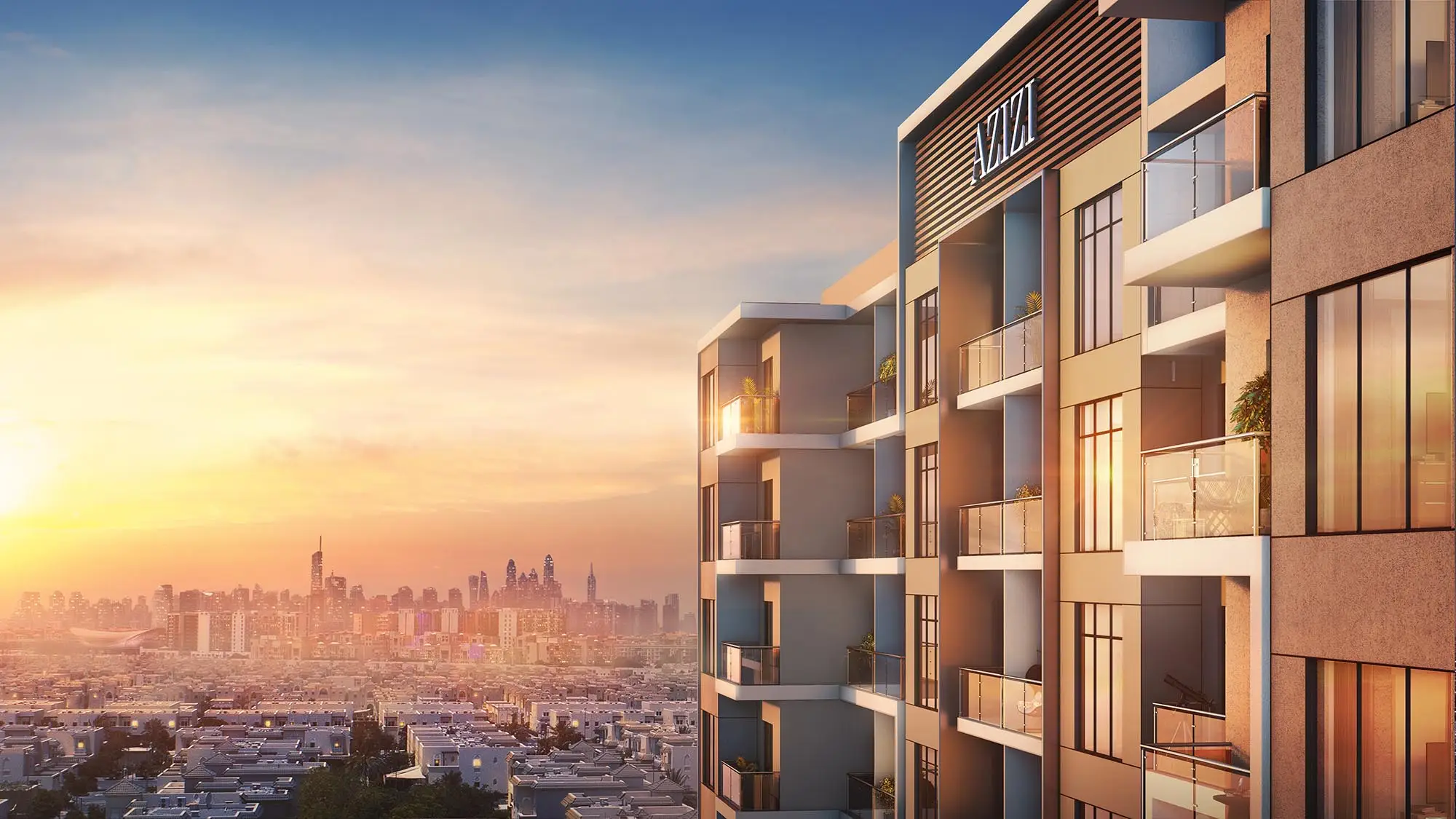 Azizi Berton - Exterior Facade | Azizi Developments