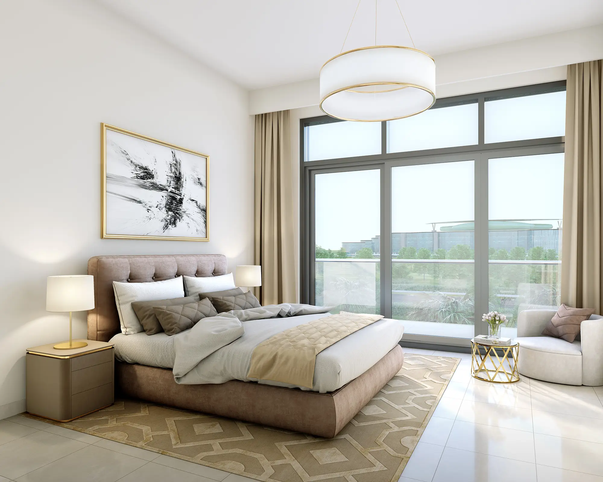 Park Avenue - Bedroom Interior | Azizi Developments