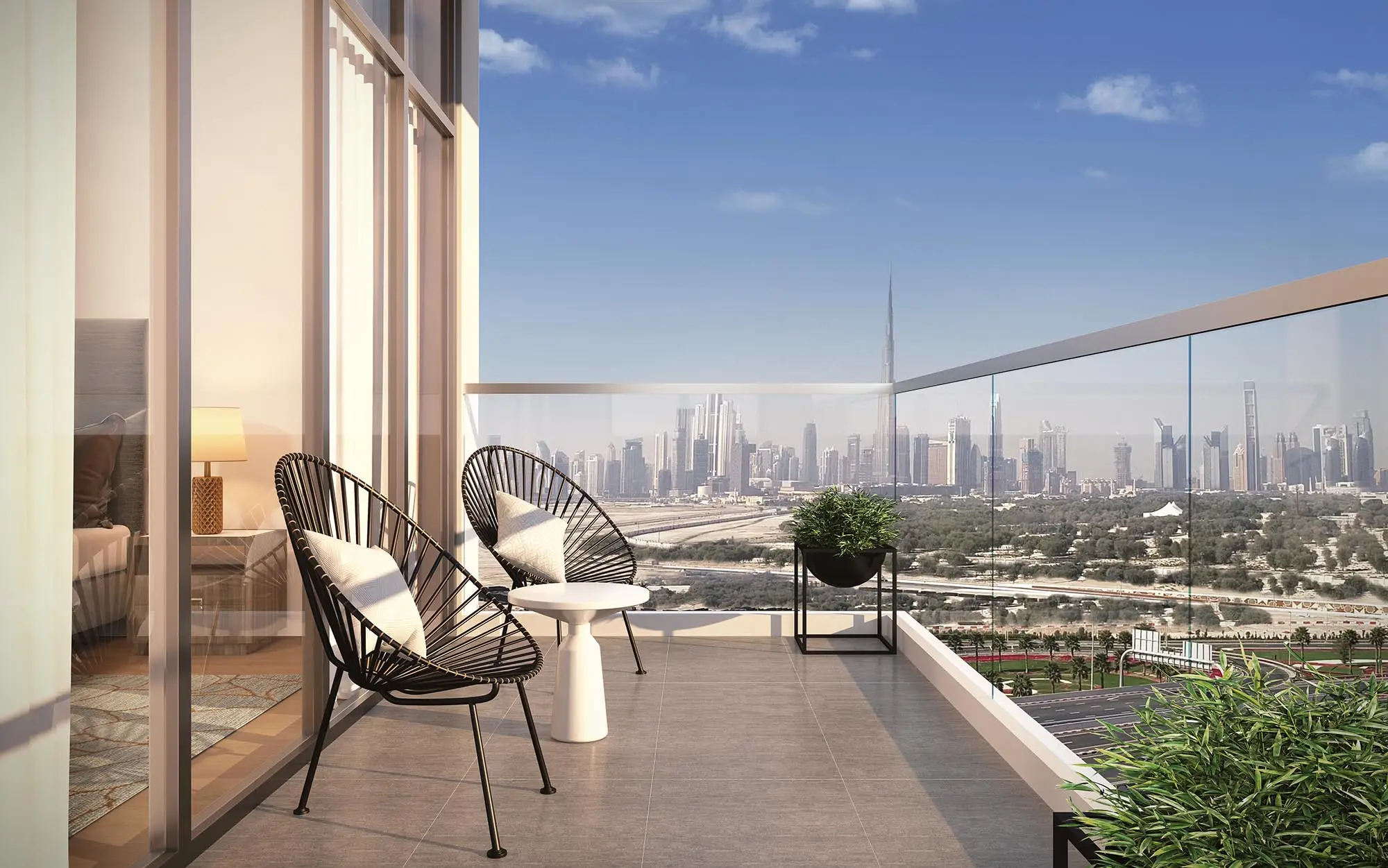Park Avenue - Balcony View | Azizi Developments