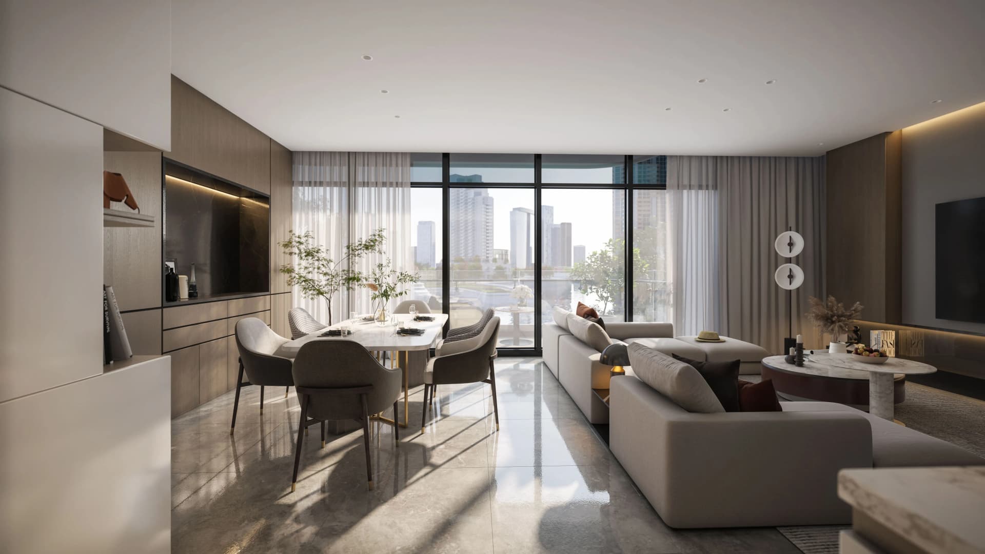 Reportage Tower - Living Room Interior | Reportage Properties