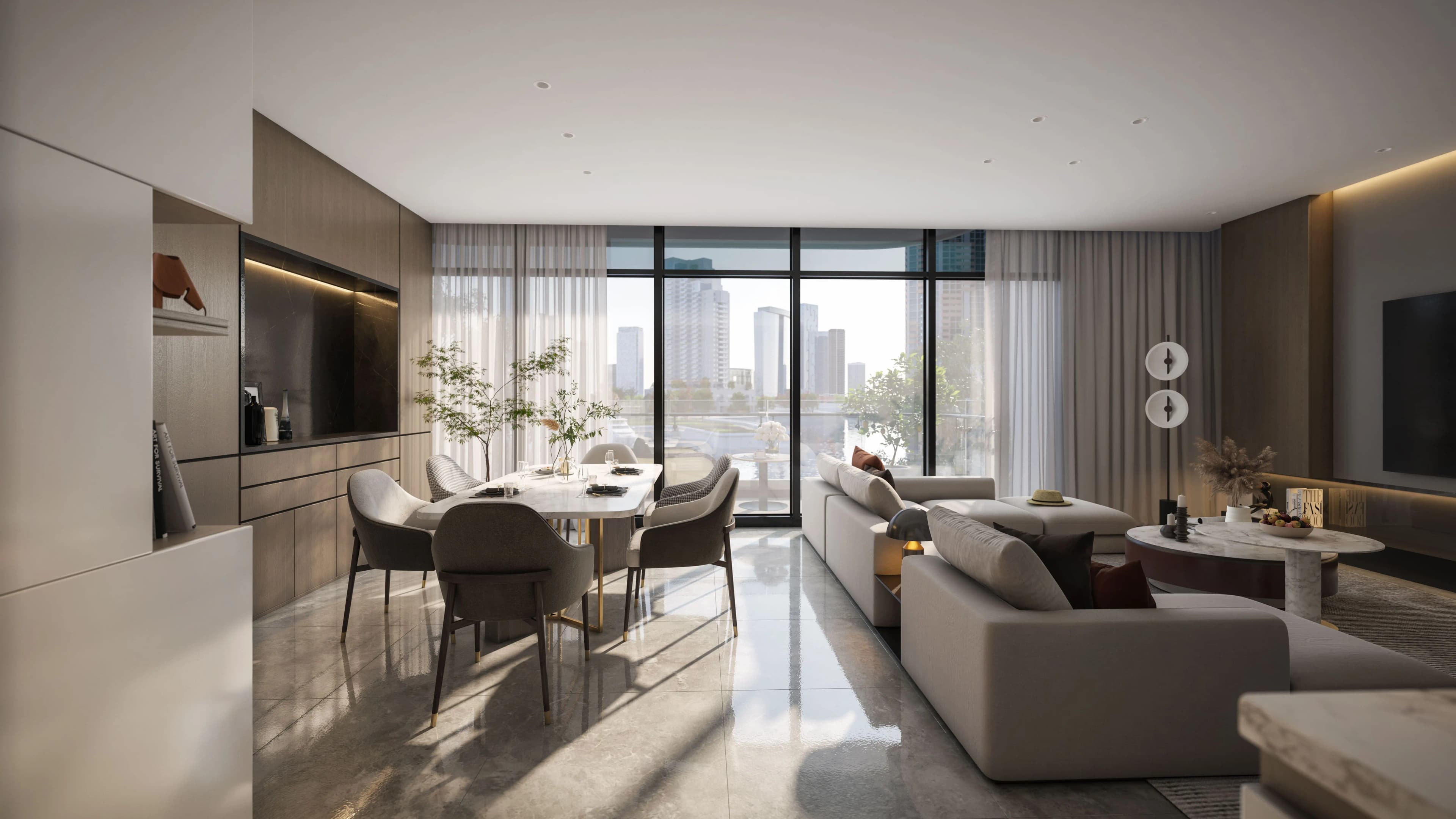 Reportage Tower - Living Room Interior | Reportage Properties