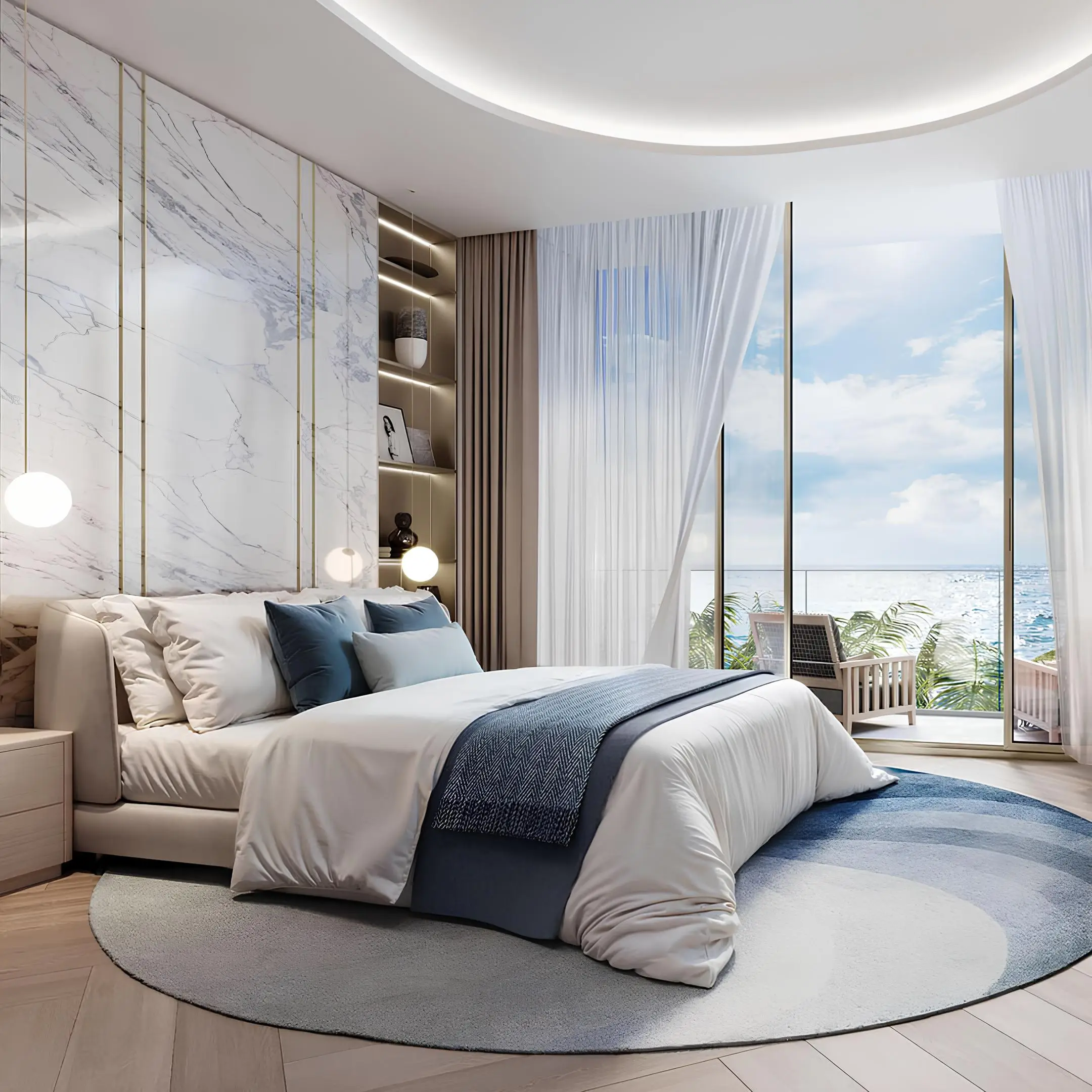 Beach Walk Residence - Bedroom Interior | Imtiaz Developments