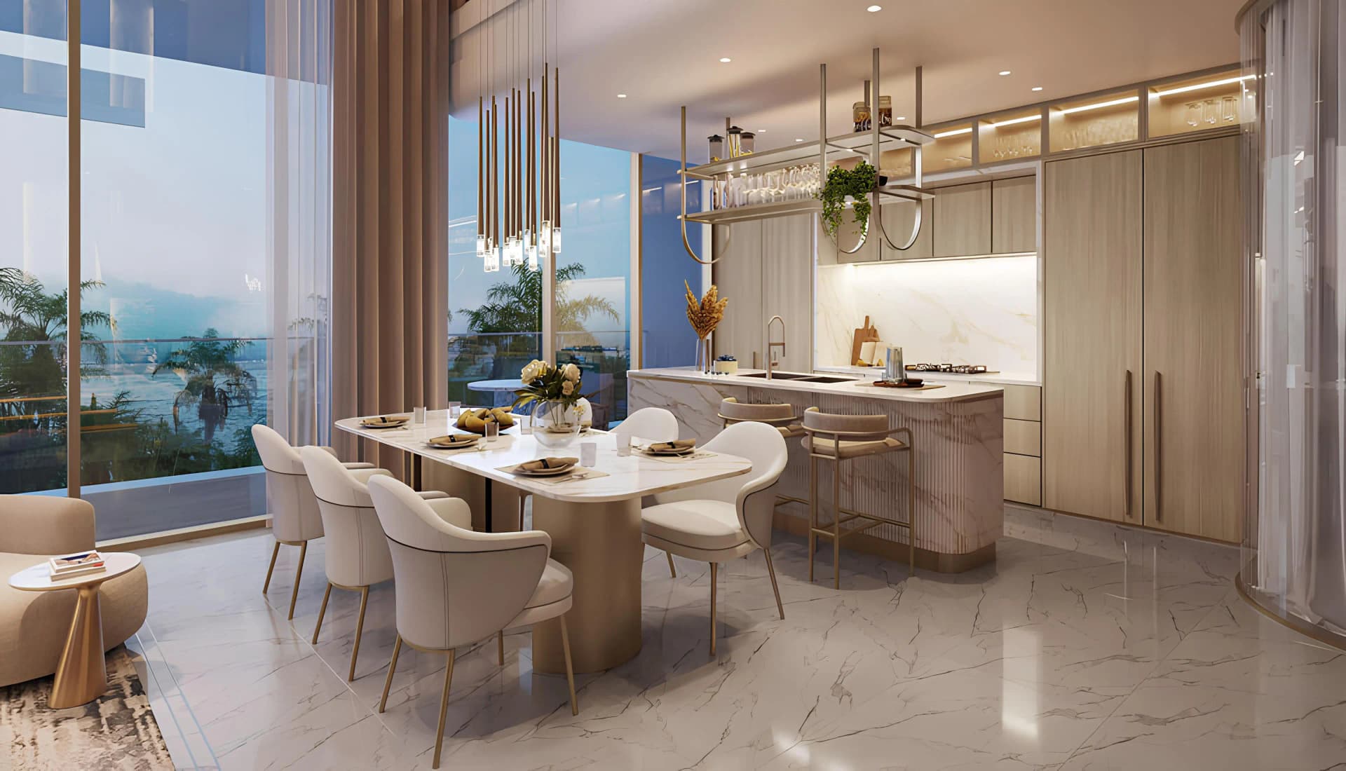 Beach Walk Residence - Kitchen Interior | Imtiaz Developments