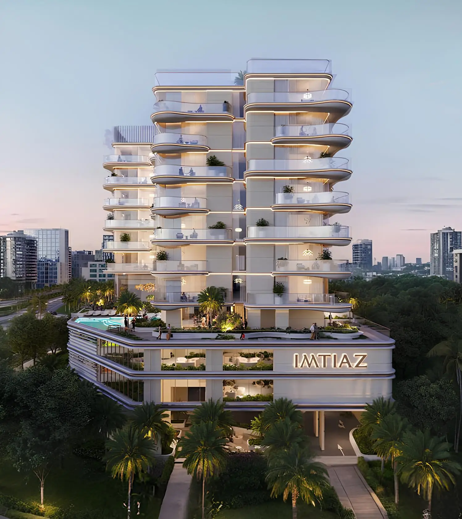 Beach Walk Residence - Exterior Facade | Imtiaz Developments