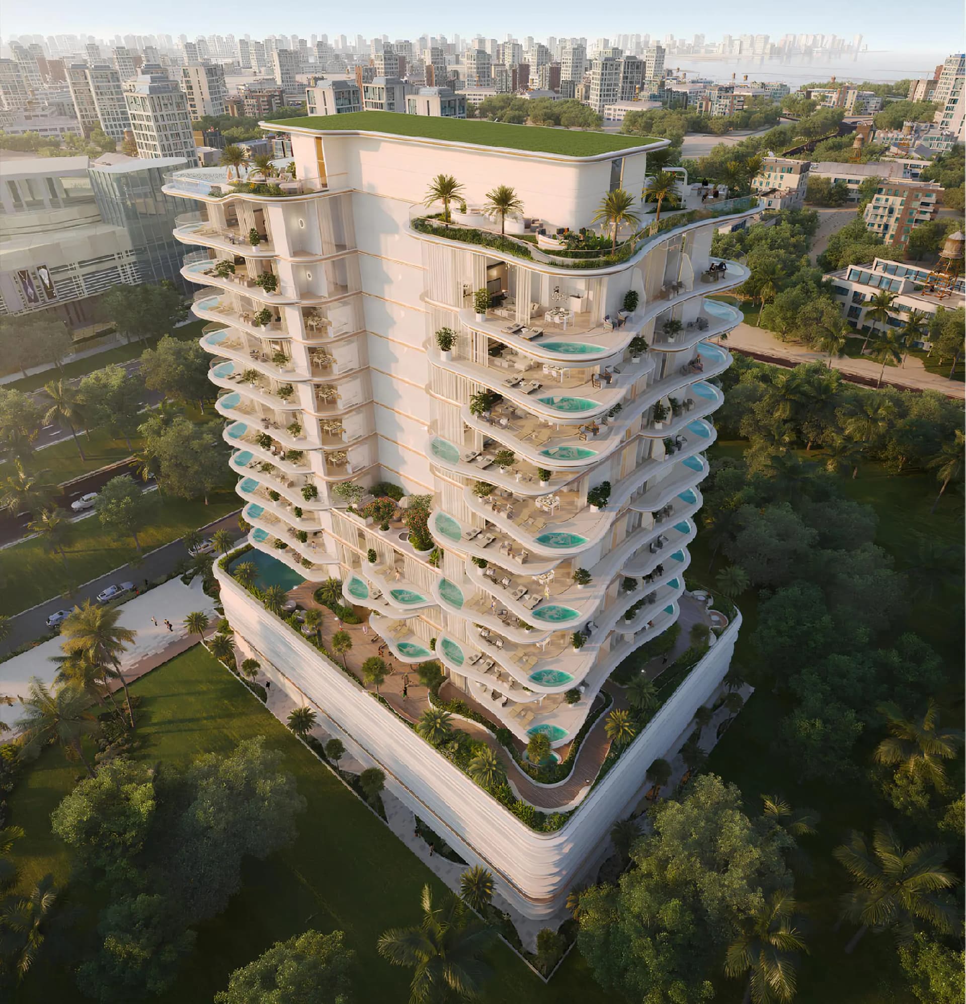 Beach Walk Residence - Exterior Facade | Imtiaz Developments