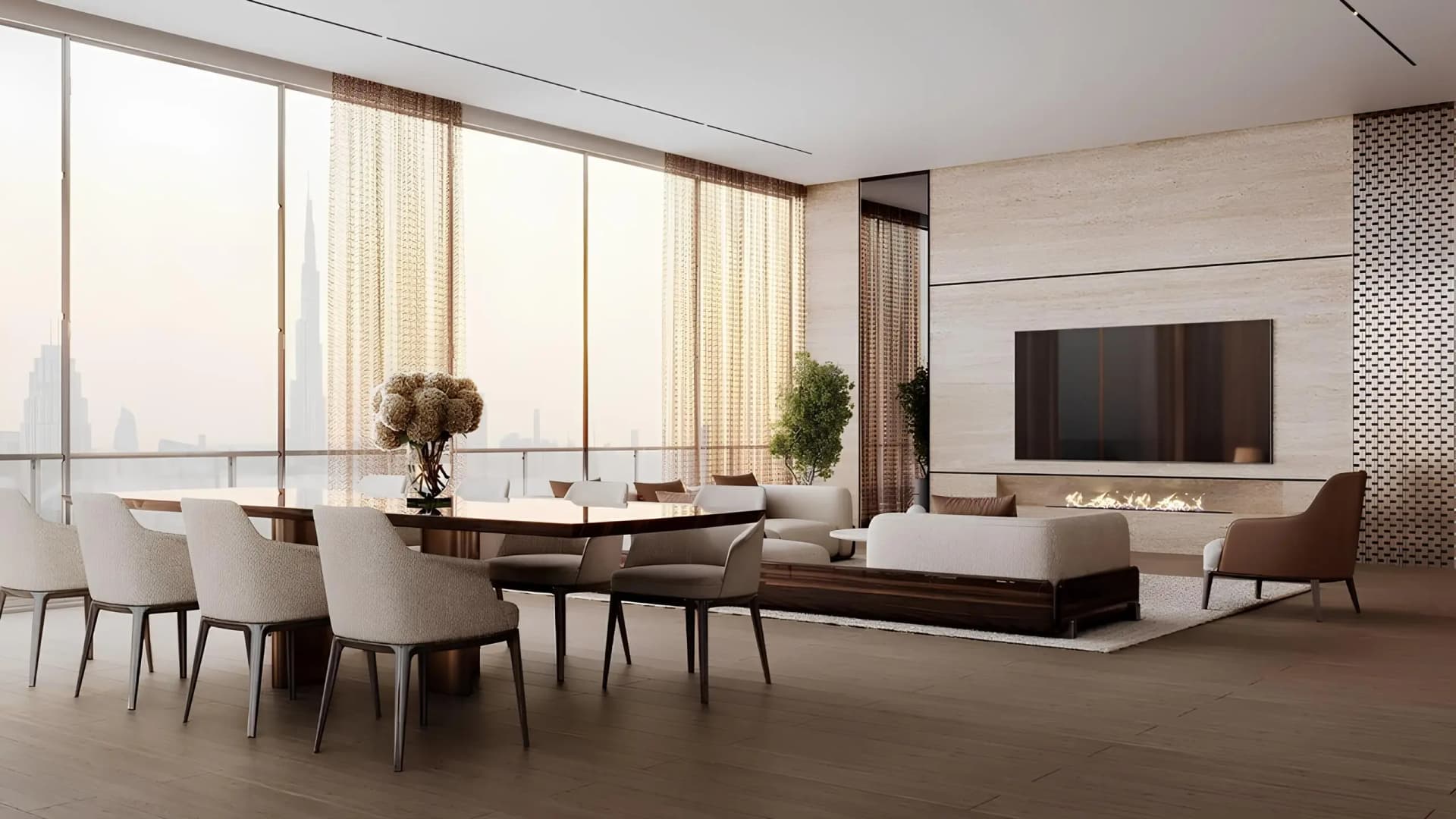 One by Binghatti - Living Room Interior | Binghatti Developers
