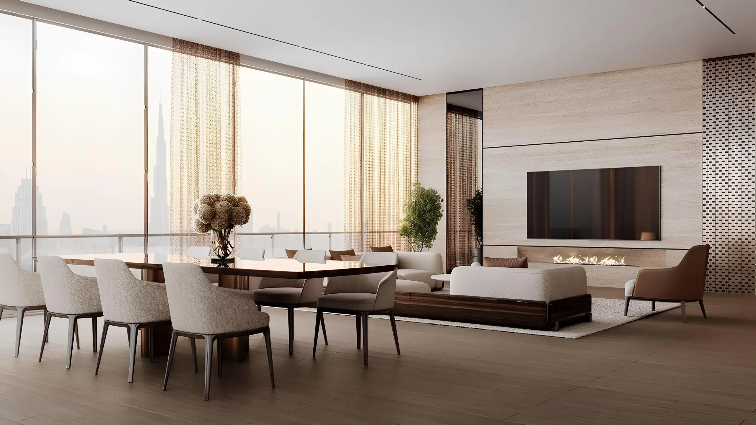One by Binghatti - Living Room Interior | Binghatti Developers