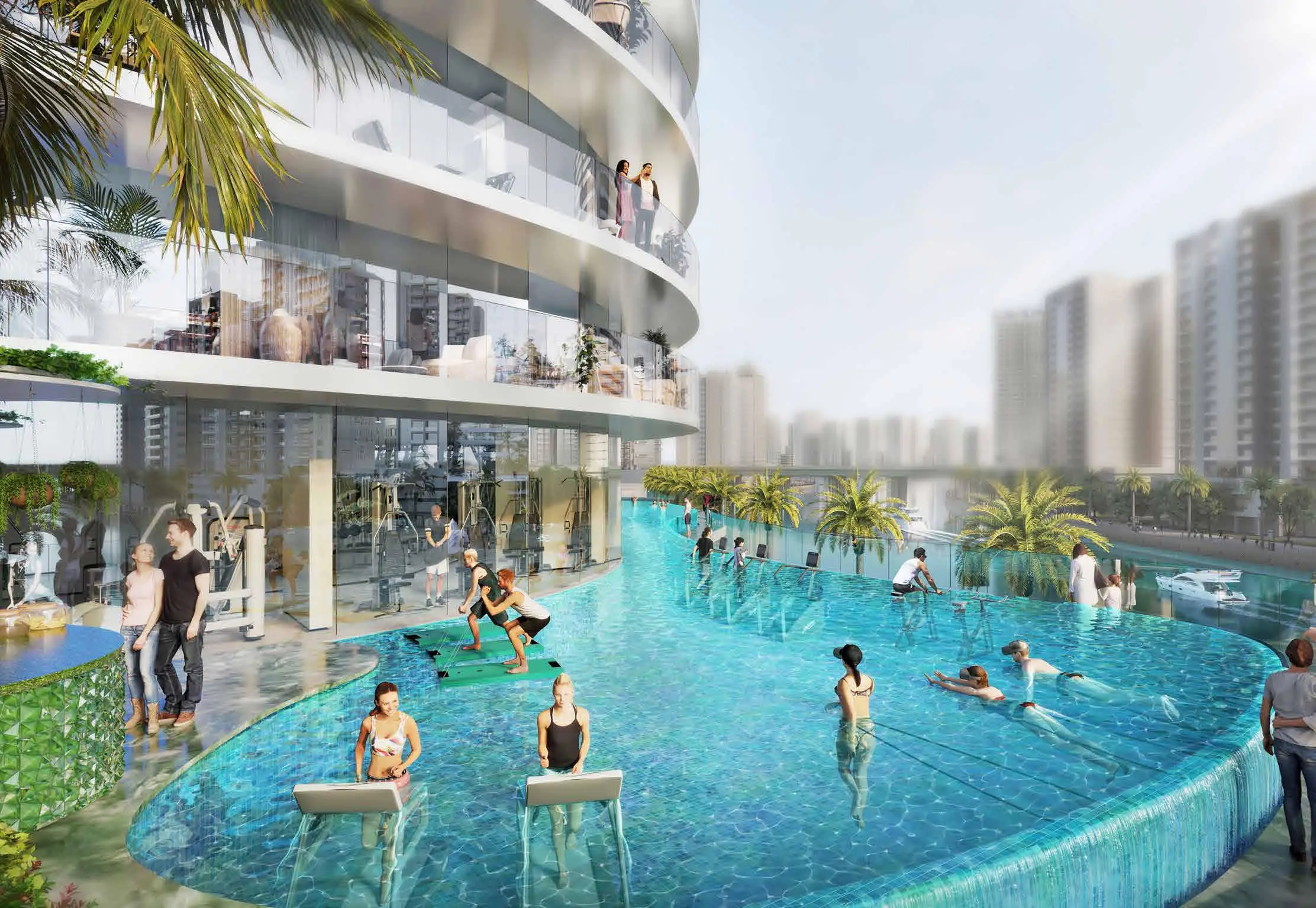 Canal Crown - Amenities | DAMAC Properties