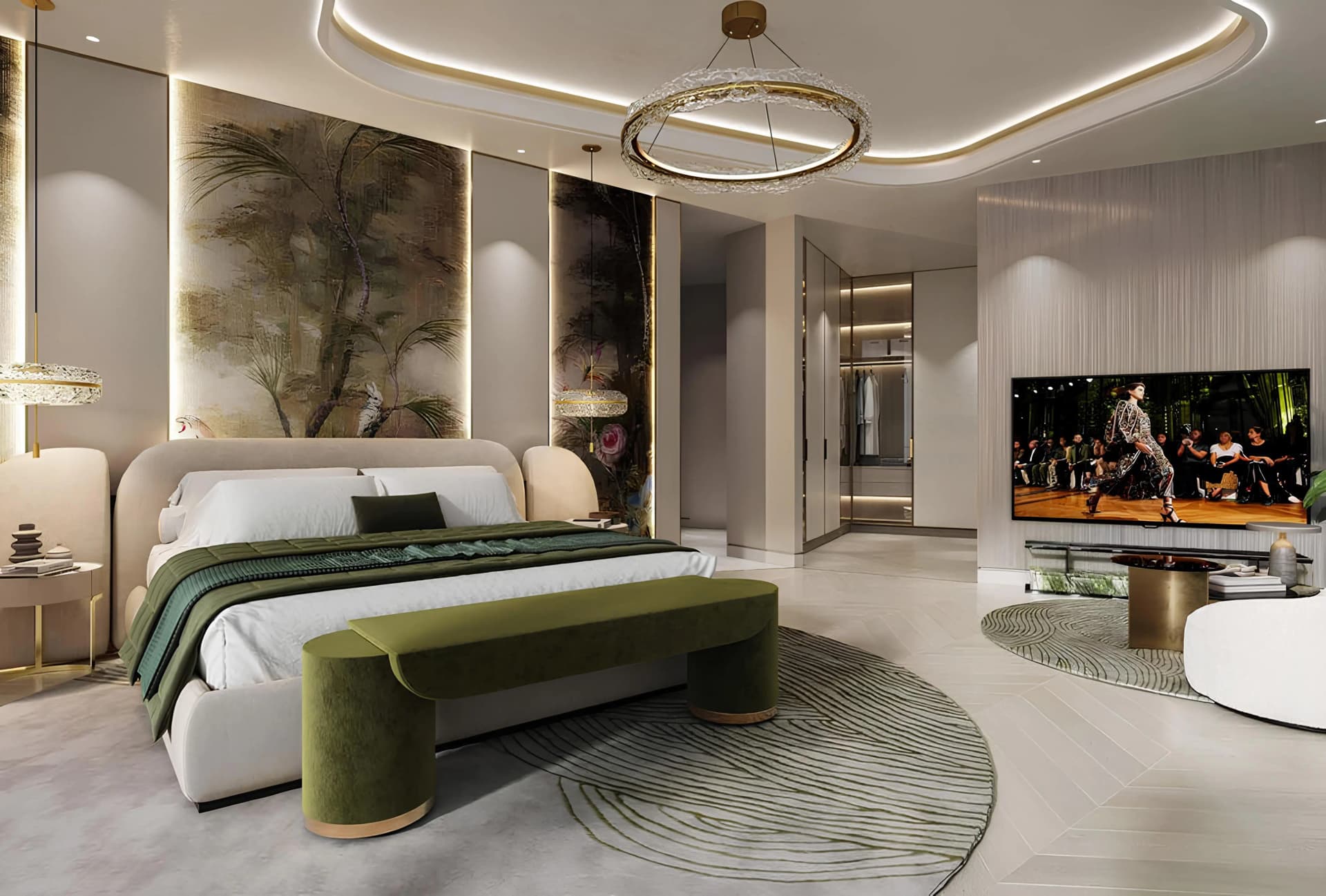 Canal Crown - Bedroom Interior | DAMAC Properties