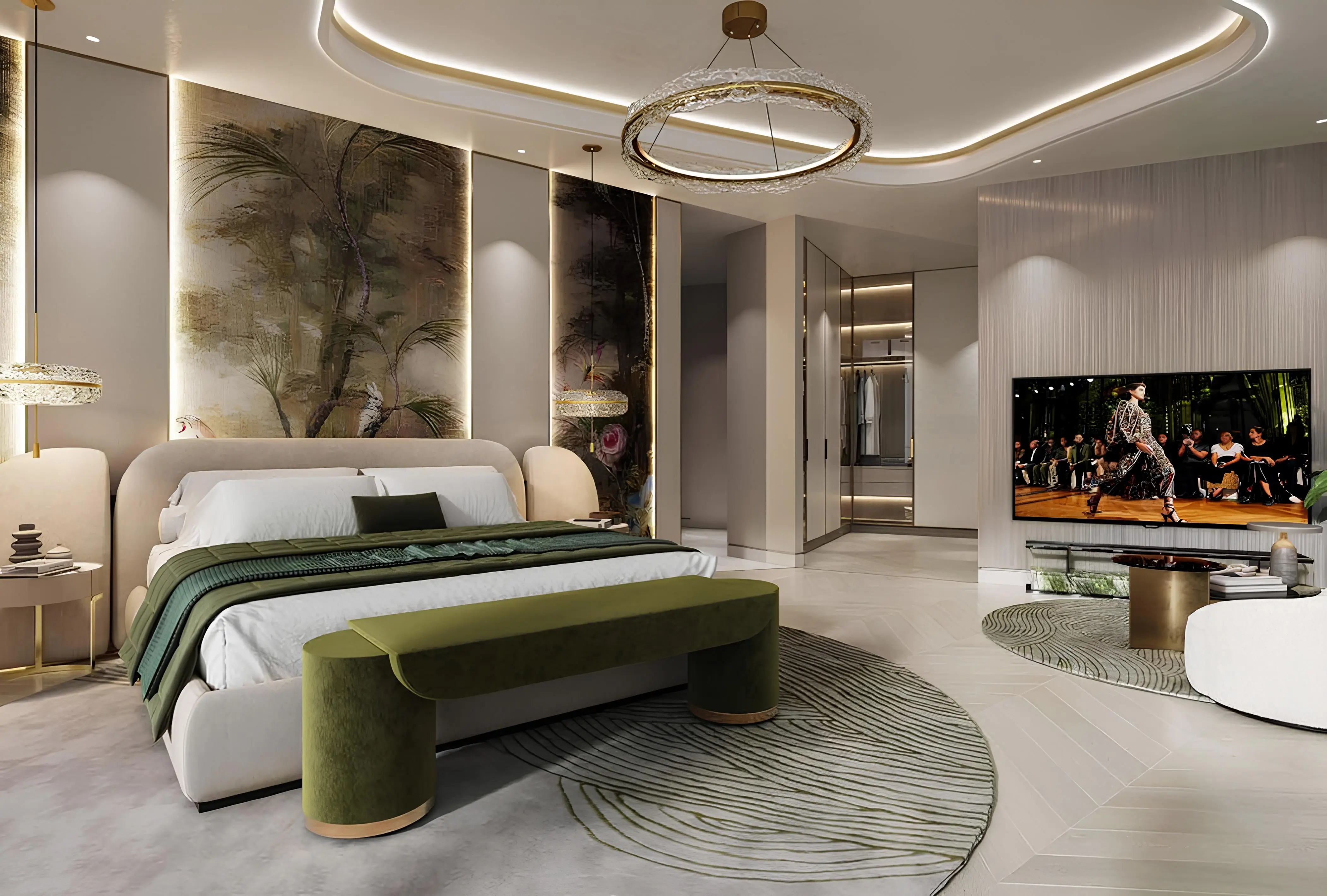 Canal Crown - Bedroom Interior | DAMAC Properties