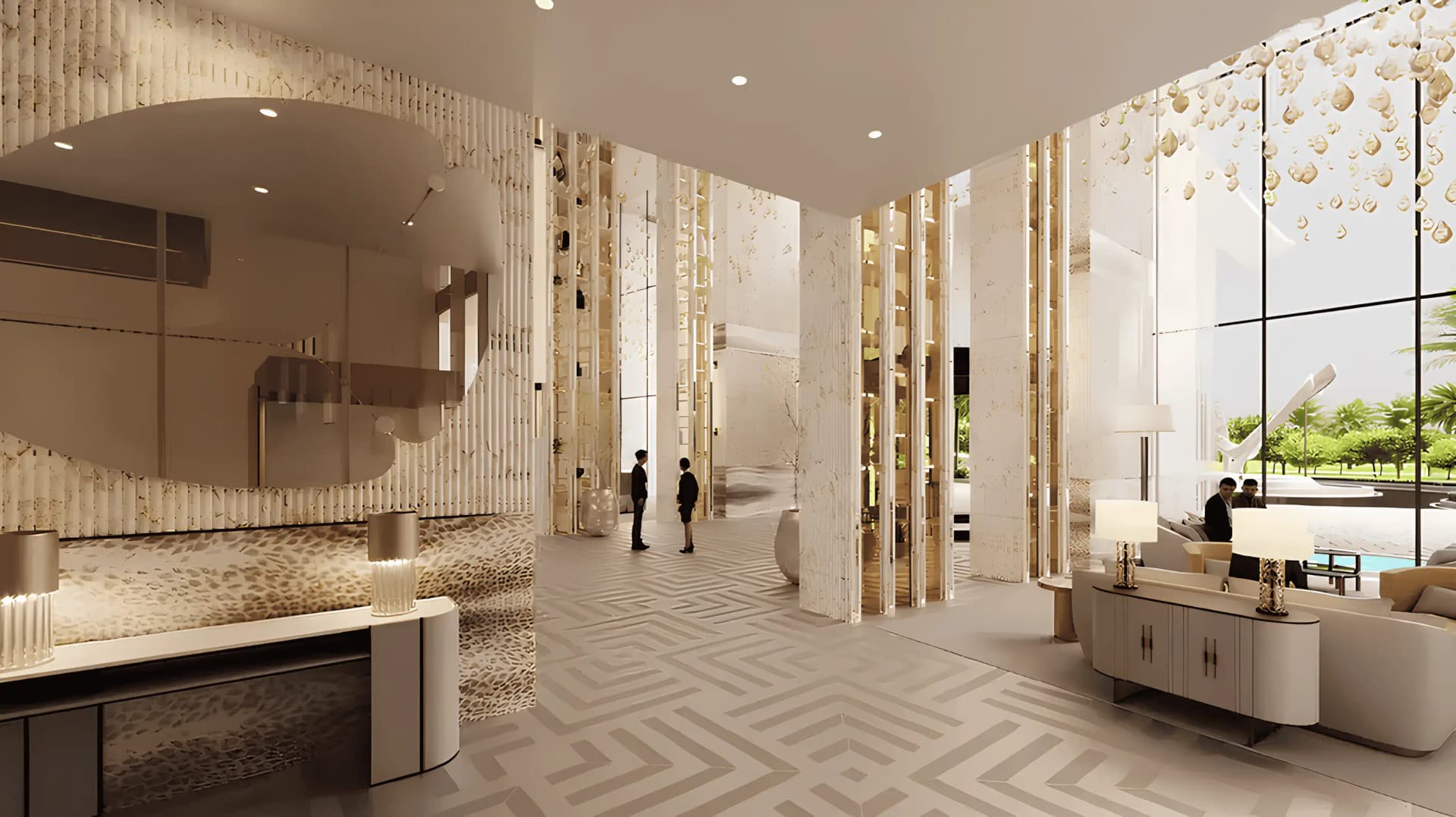 Cavalli Casa Tower - Lobby Interior | DAMAC Properties