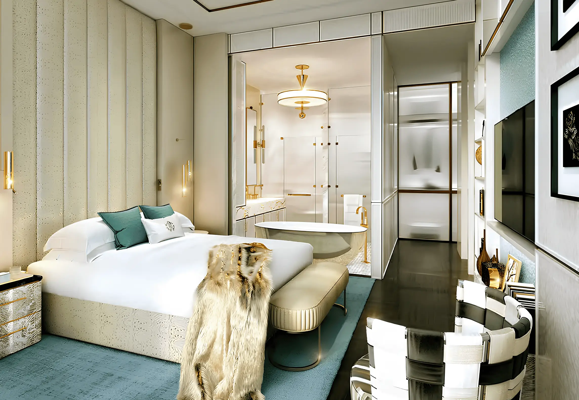Cavalli Casa Tower - Bedroom Interior | DAMAC Properties