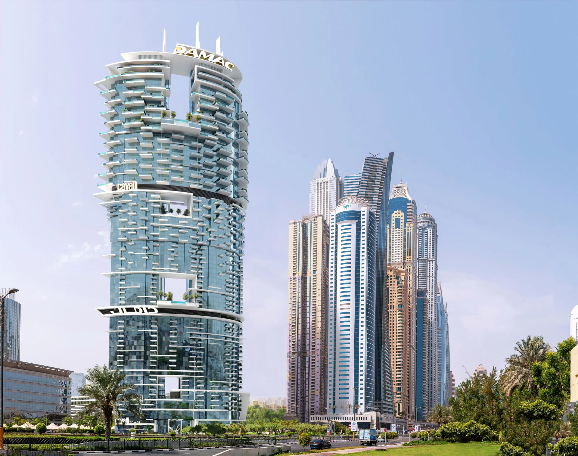 Cavalli Casa Tower - Exterior Facade | DAMAC Properties
