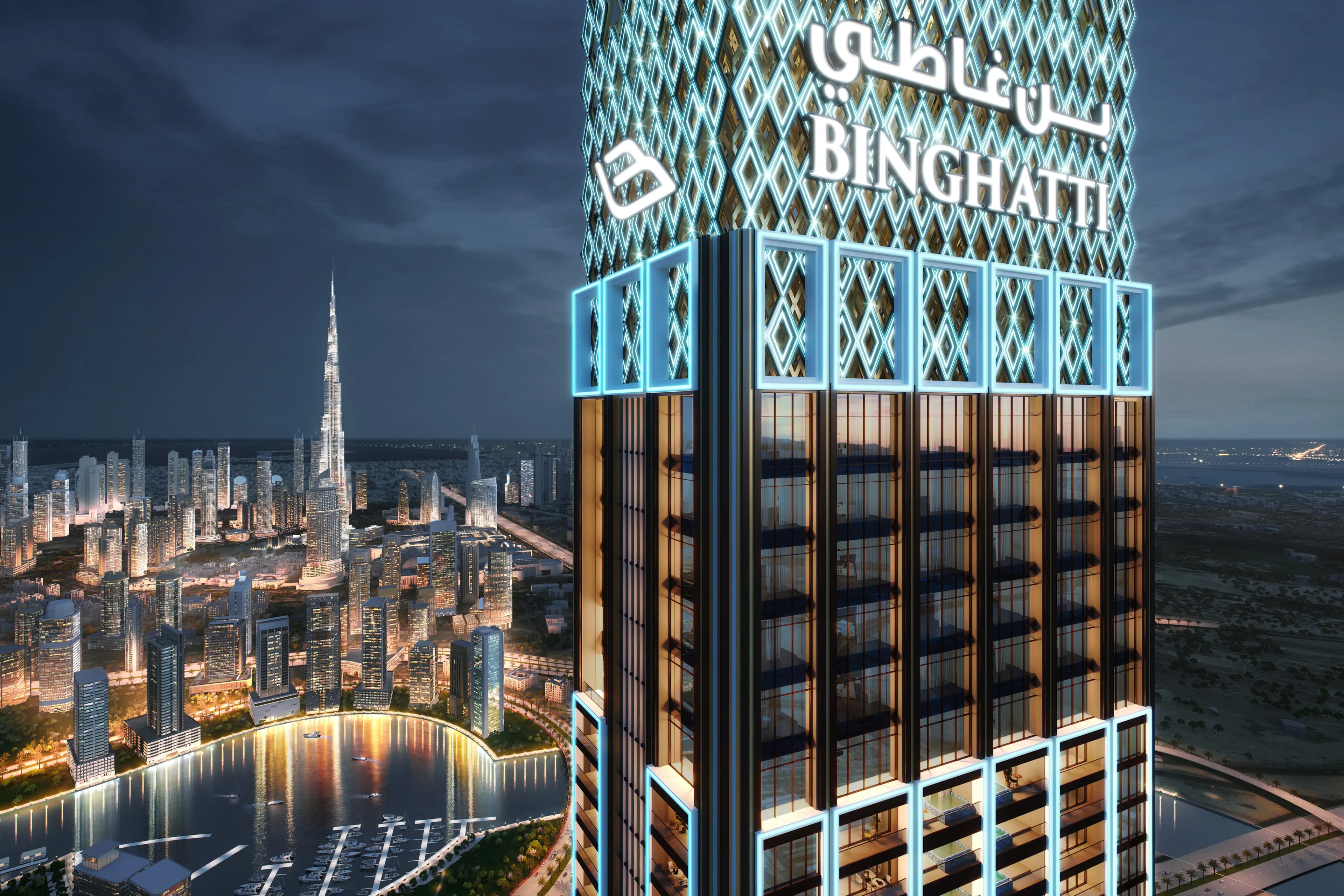 Burj Binghatti Jacob & Co Residences - Exterior Facade | Binghatti Developers