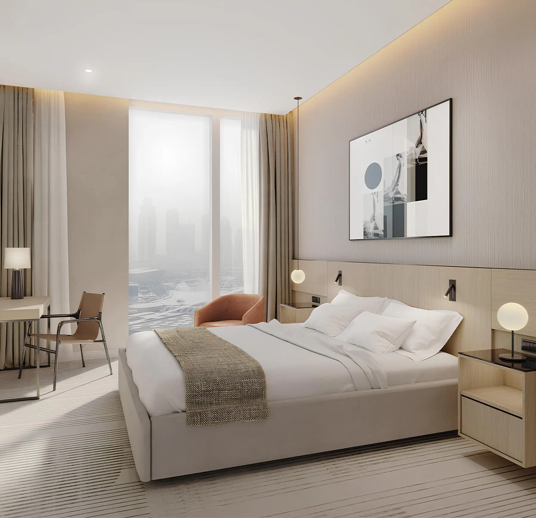 Vida Dubai Mall - Bedroom Interior | Emaar Properties