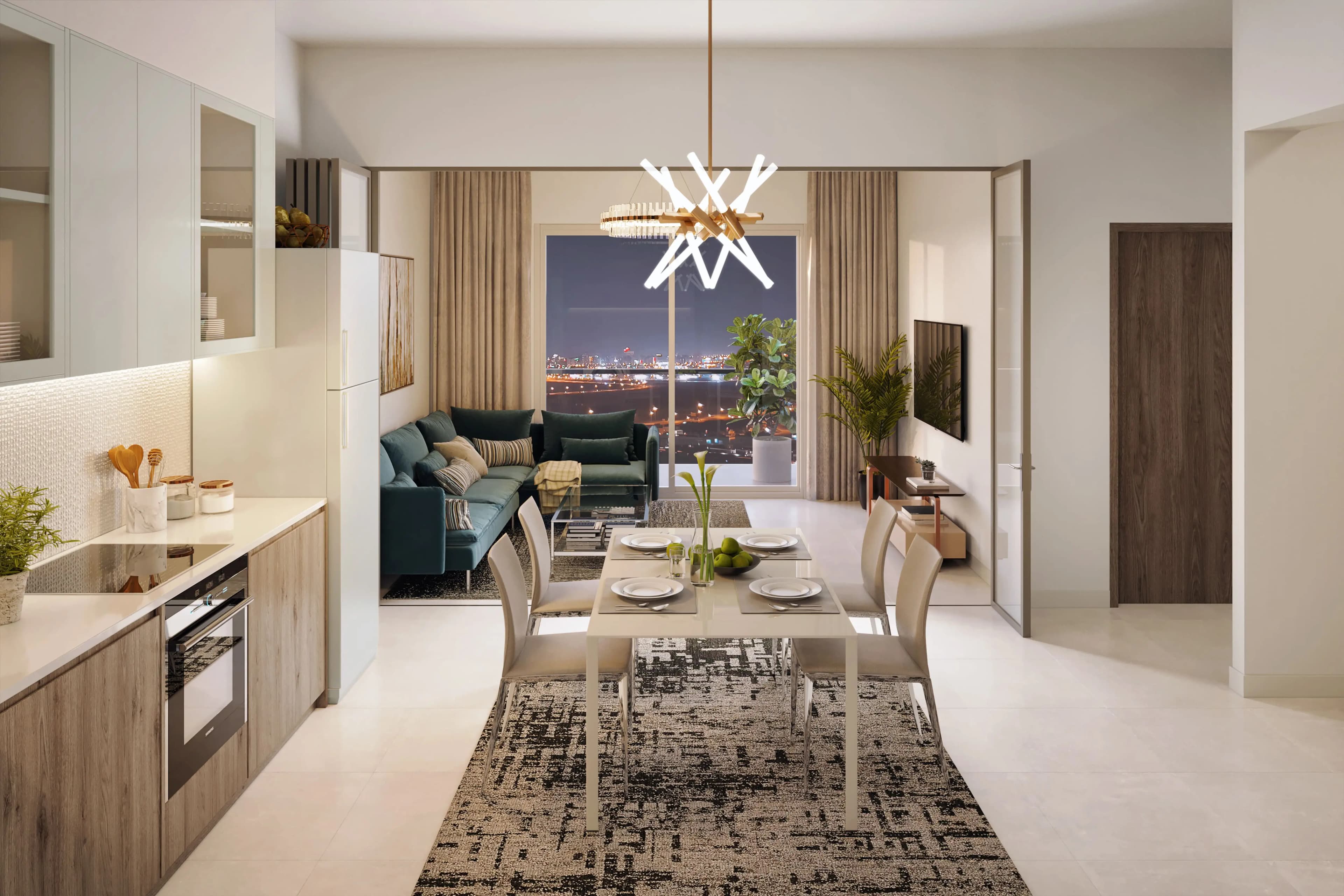 Pearlz - Kitchen Interior | Danube Properties
