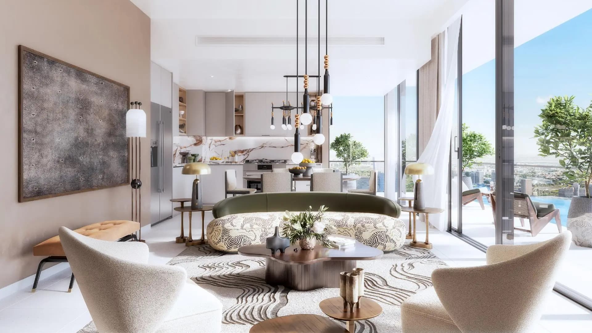 Creek Waters 2 - Living Room Interior | Emaar Properties