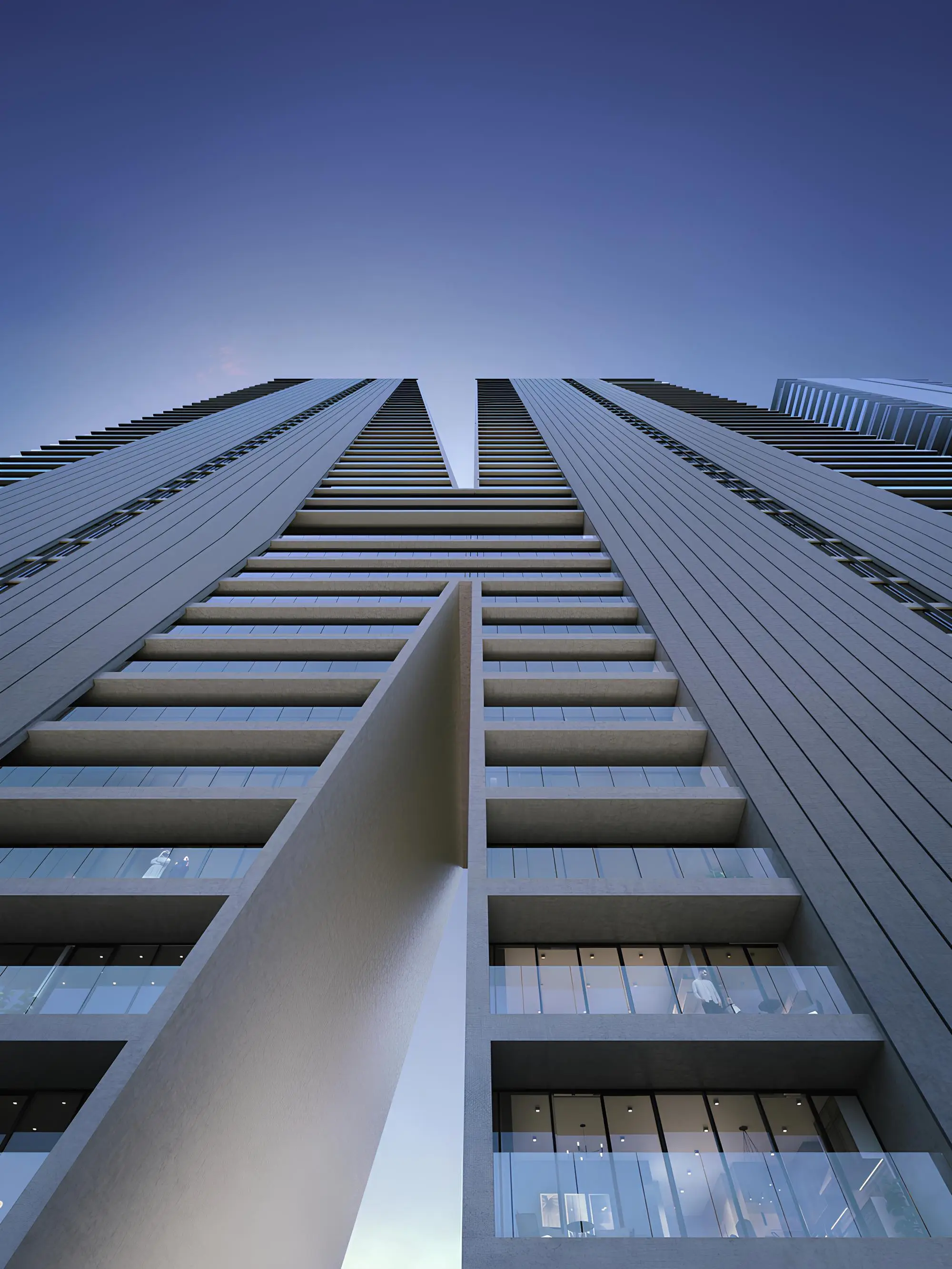 W Residences Tower 1 at Dubai Harbour - Exterior Facade | Arada Properties