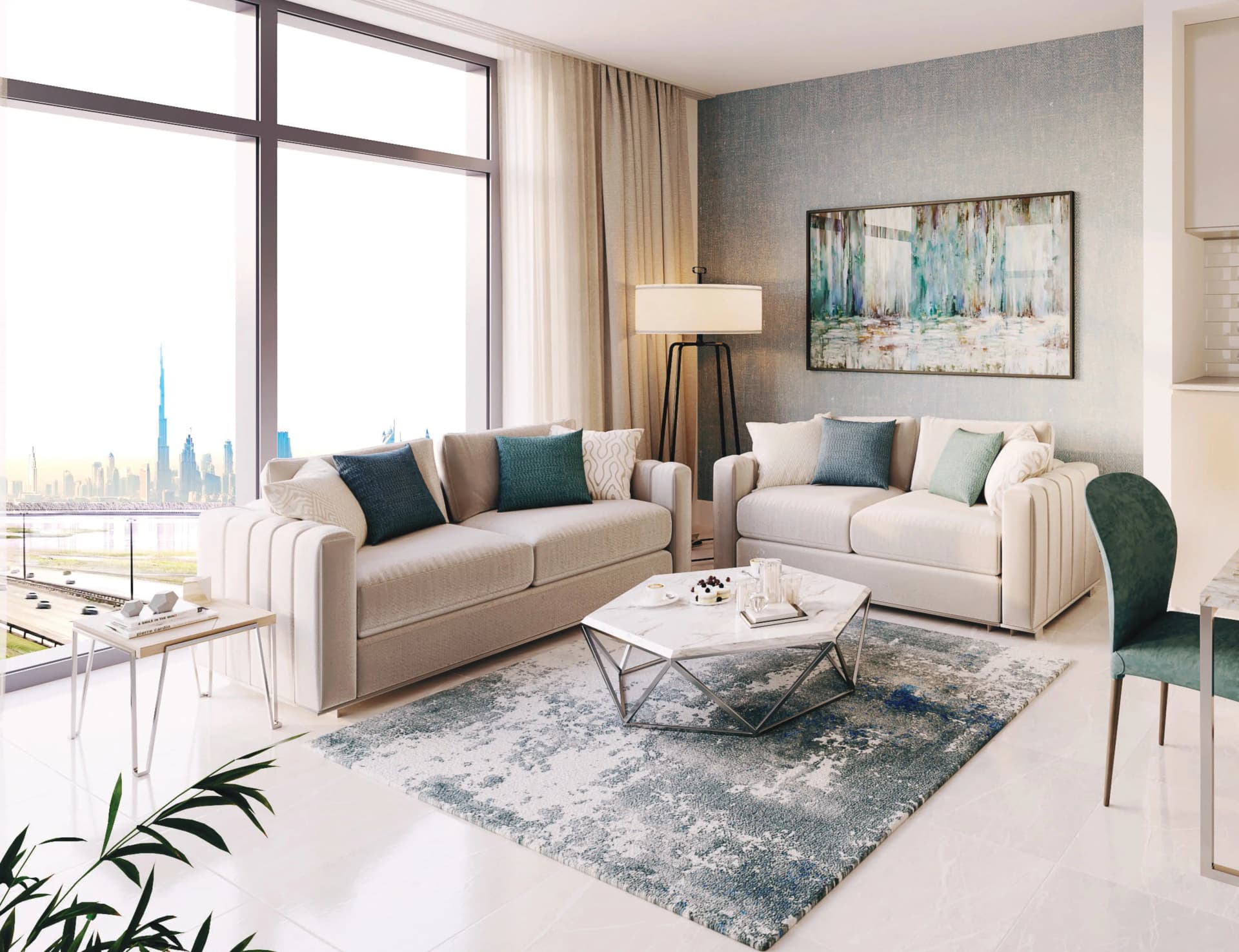 Creek Vistas Reserve - Living Room Interior | Sobha Realty