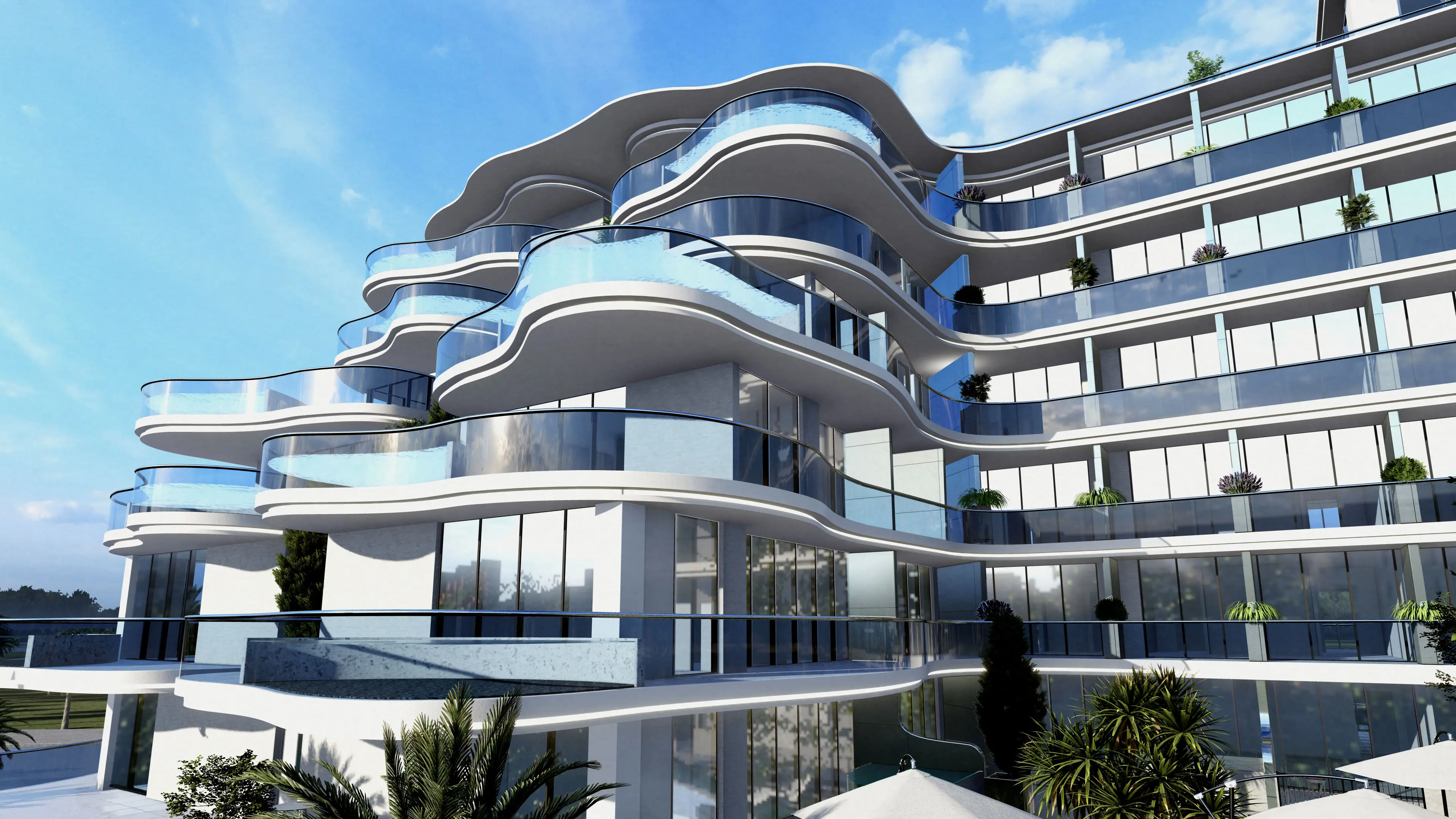 Samana Park Views - Exterior Facade | Samana Developers