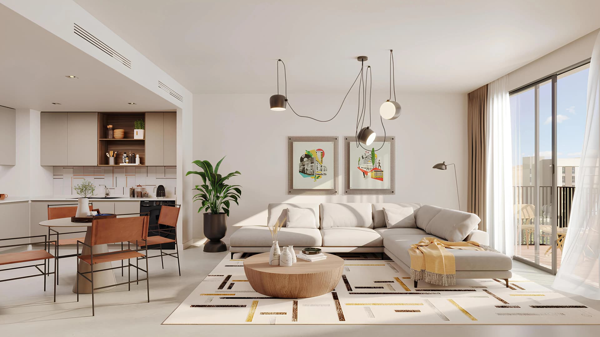 Reeman Living - Living Room Interior | Aldar Properties
